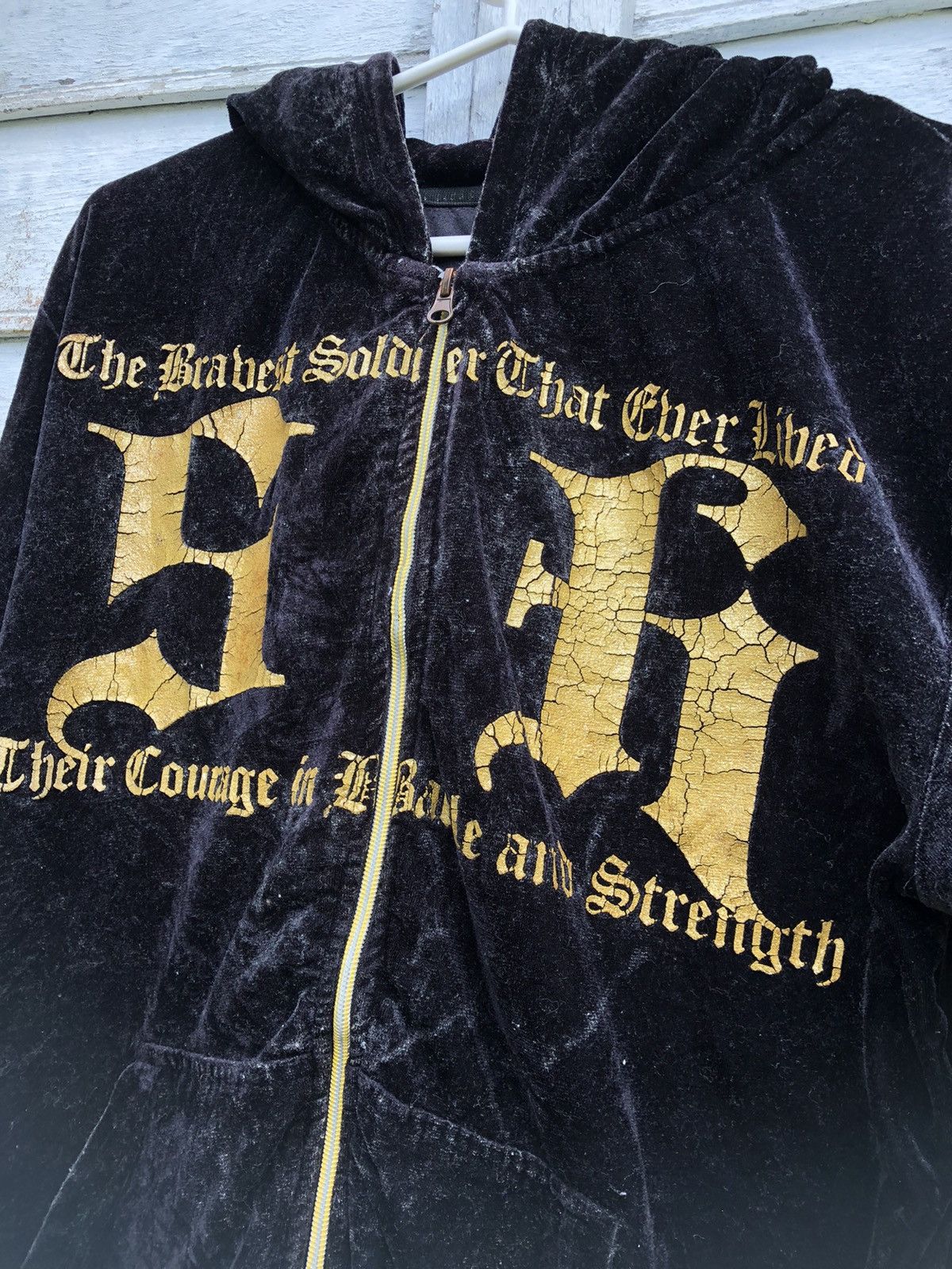 Original Remakgear Printed Velvet Hoodie