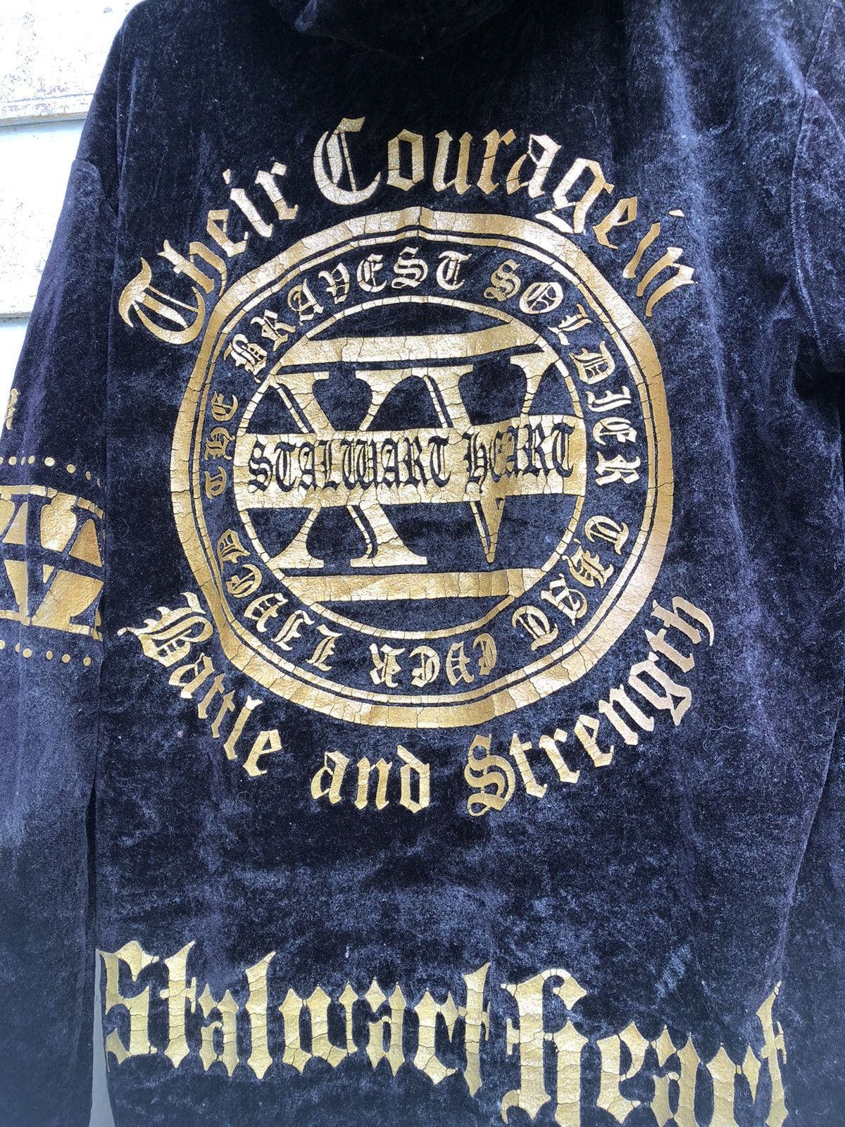 Original Remakgear Printed Velvet Hoodie