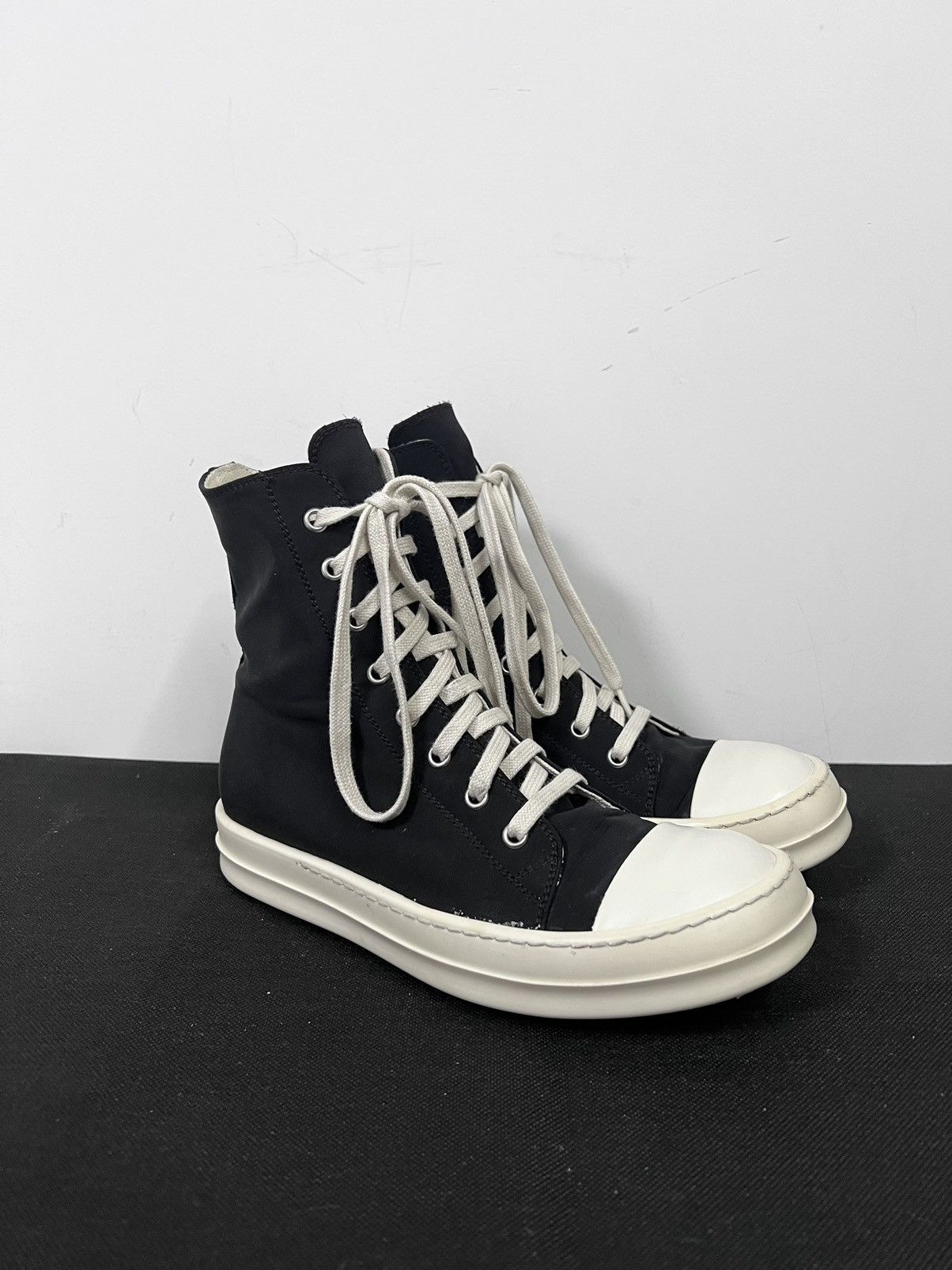 Rick Owens Drkshdw Rick owens drkshdw ramones high top sneakers sz37 Size US 7 / IT 37 - 5 Thumbnail