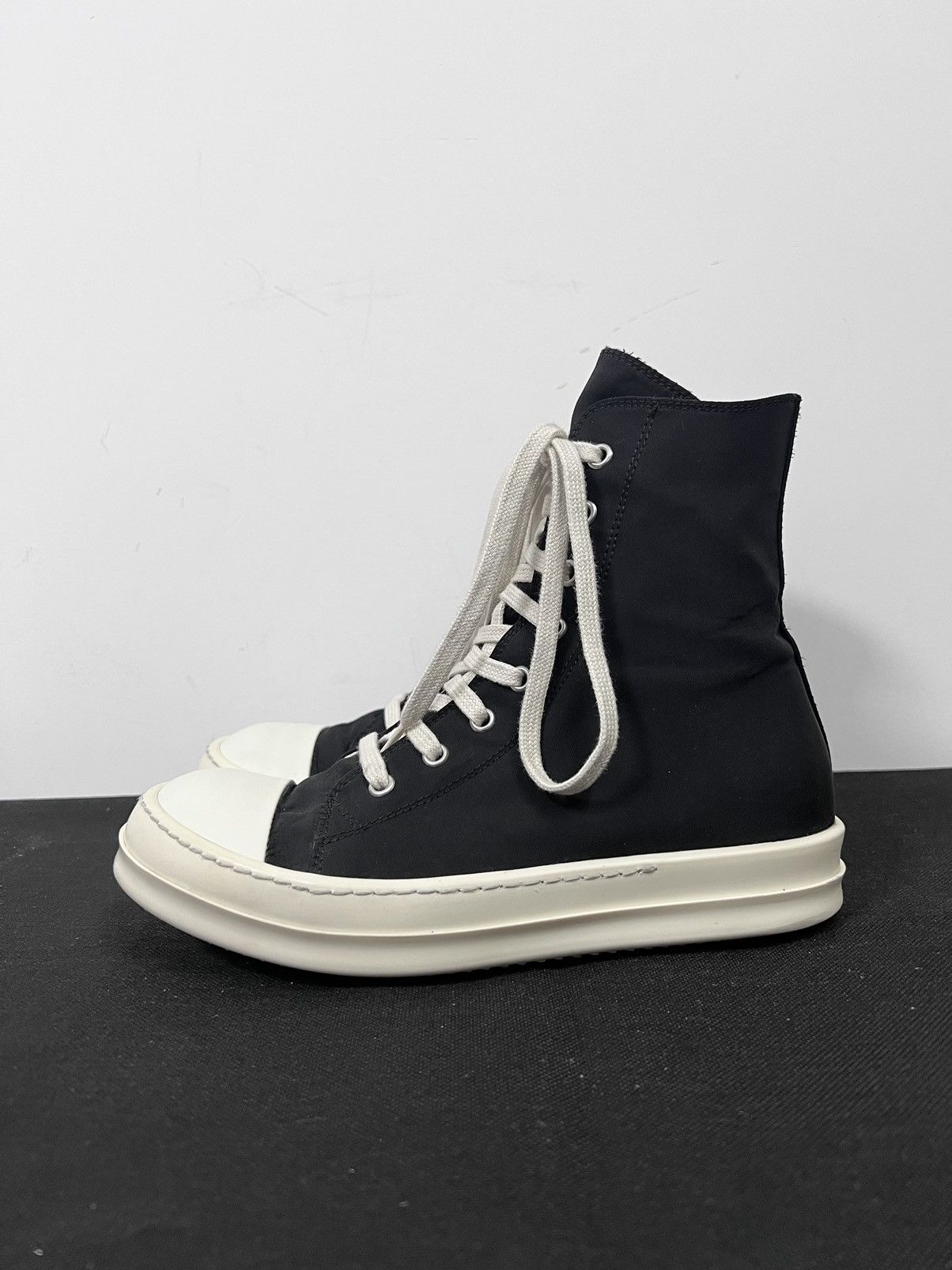 Rick Owens Drkshdw Rick owens drkshdw ramones high top sneakers sz37 Size US 7 / IT 37 - 2 Thumbnail