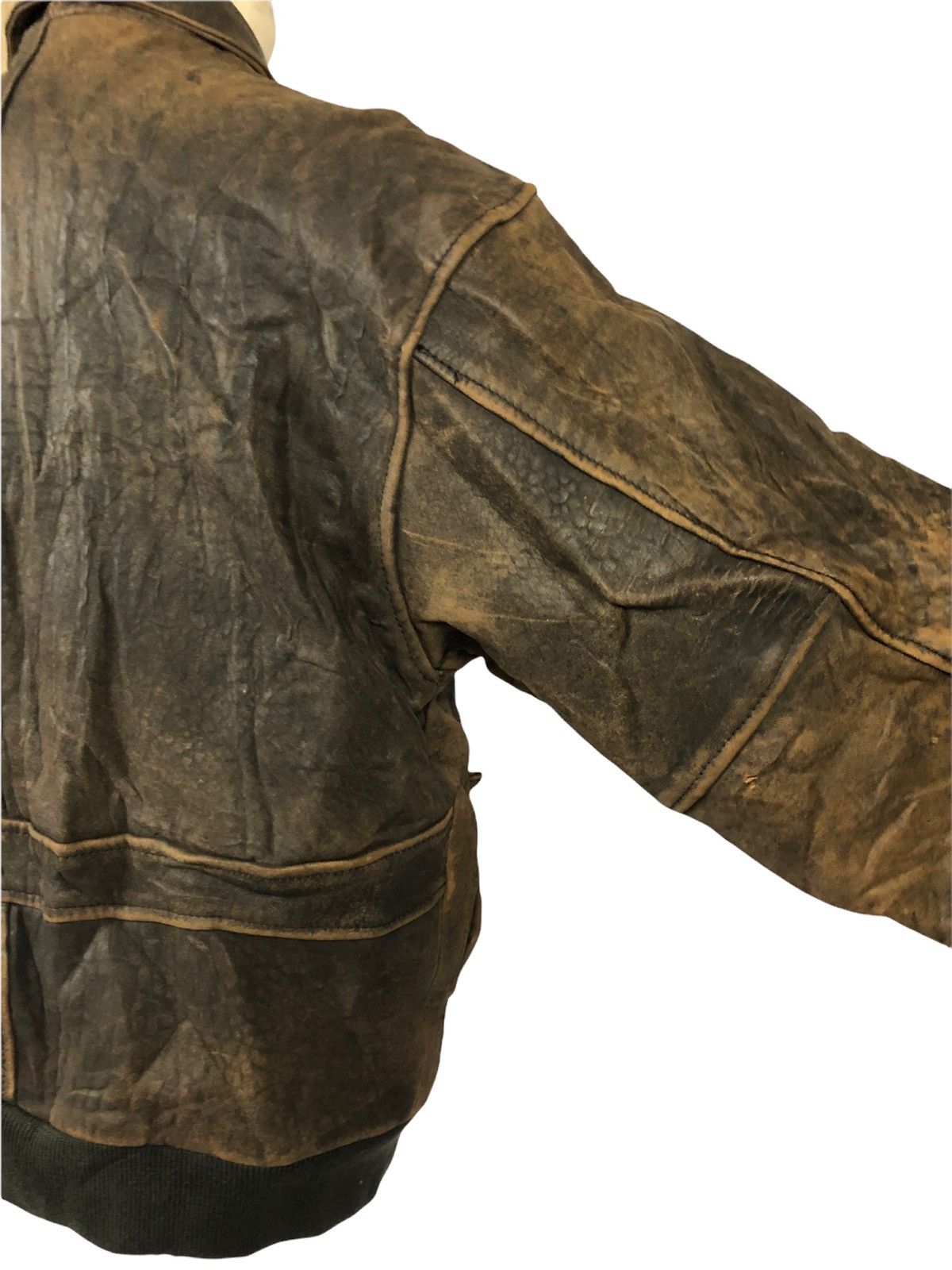 Genuine Leather Vintage Japanese Brand Suburban B3 Leather Jacket Size US M / EU 48-50 / 2 - 11 Thumbnail