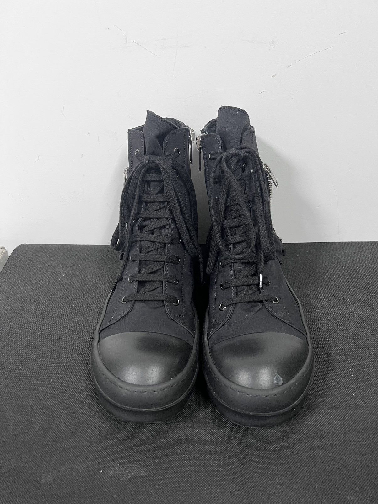 Rick Owens Drkshdw Rick owens drkshdw cargo ramones high top sneakers Size US 9 / EU 42 - 3 Thumbnail