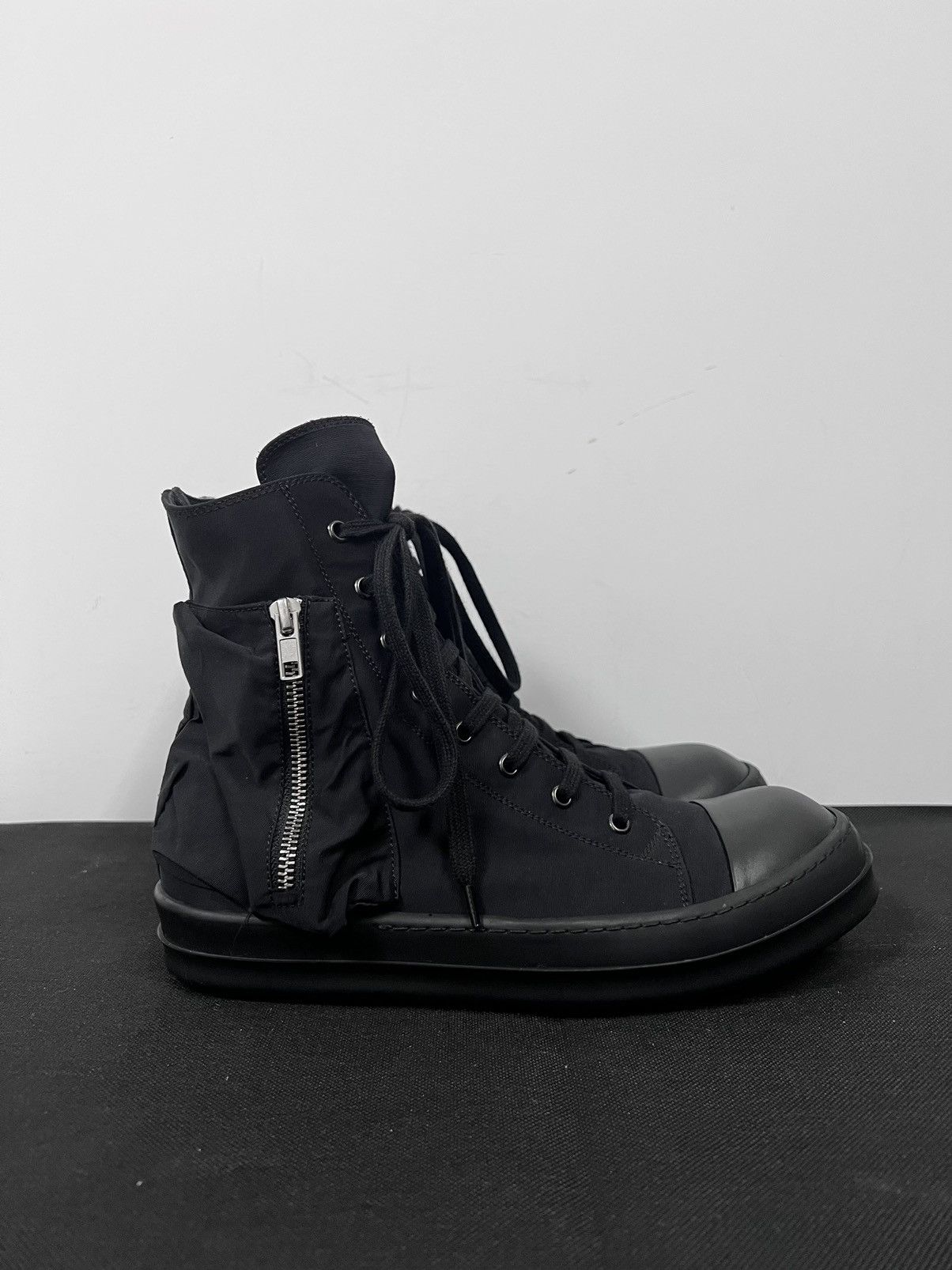 Rick Owens Drkshdw Rick owens drkshdw cargo ramones high top sneakers Size US 9 / EU 42 - 5 Thumbnail