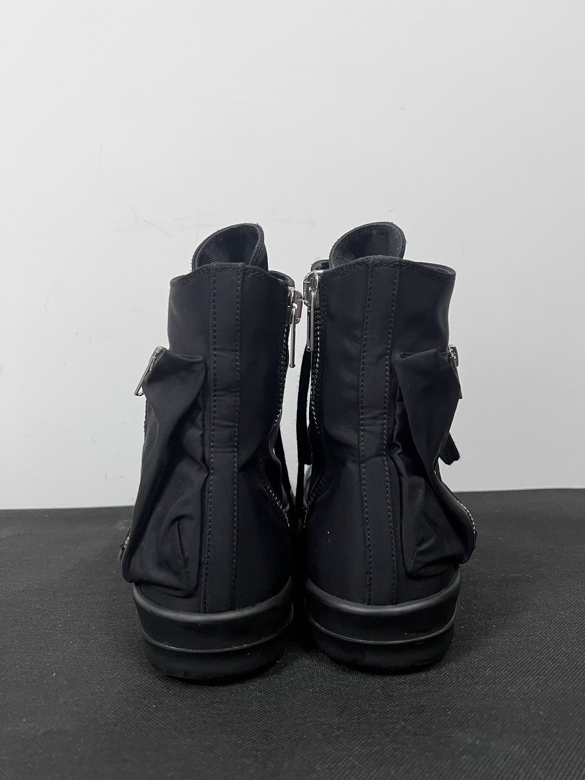 Rick Owens Drkshdw Rick owens drkshdw cargo ramones high top sneakers Size US 9 / EU 42 - 7 Thumbnail