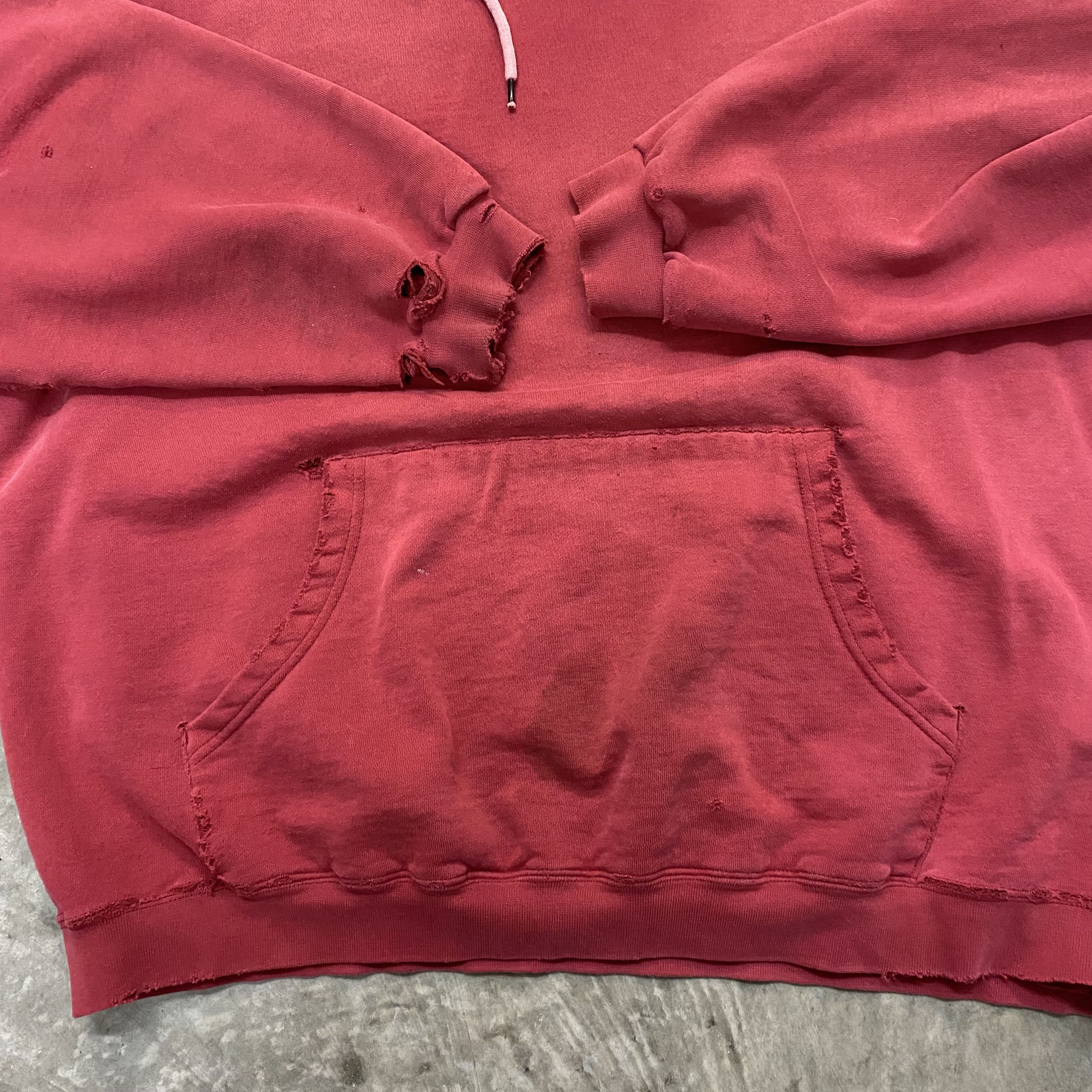 Champion × Vintage VTG 00s Y2K Faded Distressed Champion Hoodie Thrashed Size US L / EU 52-54 / 3 - 5 Thumbnail