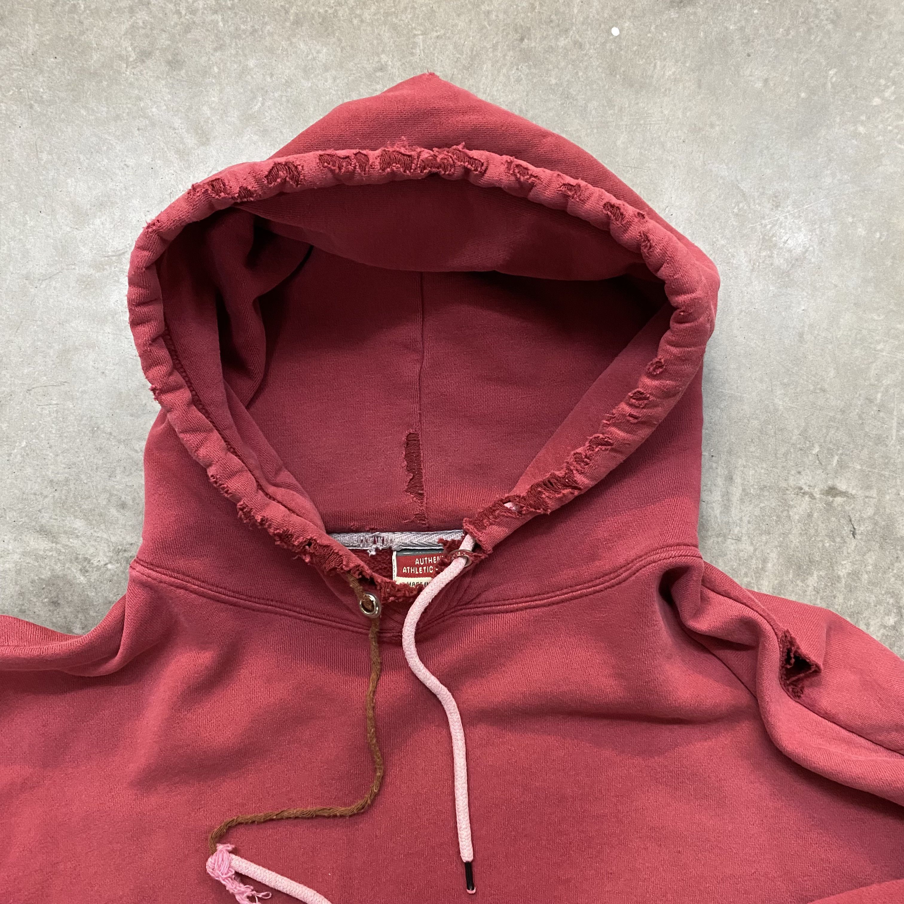 Champion × Vintage VTG 00s Y2K Faded Distressed Champion Hoodie Thrashed Size US L / EU 52-54 / 3 - 3 Thumbnail