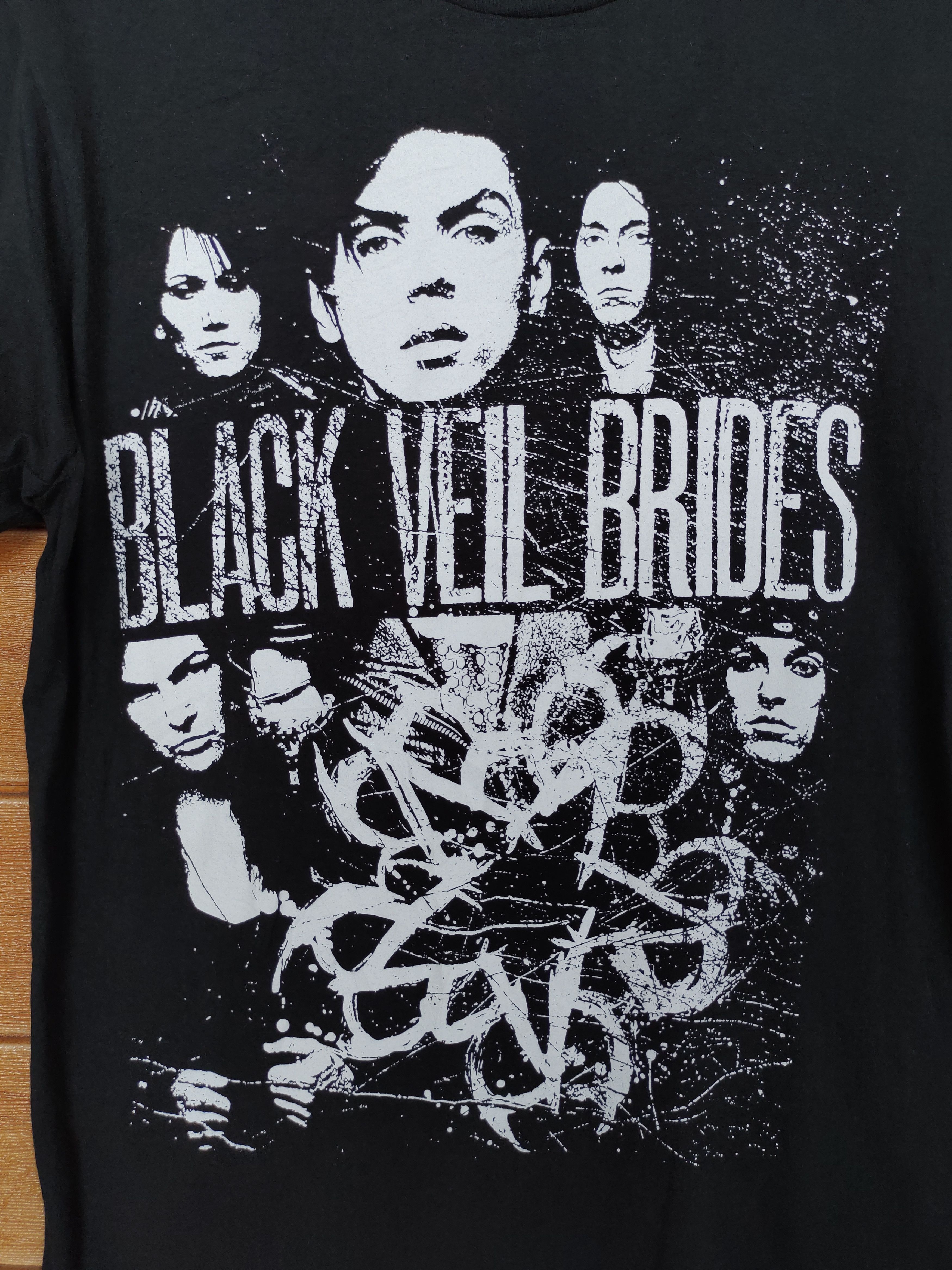 Band Tees Vintage 00s Black Veil Brides Band T Shirt Size US M / EU 48-50 / 2 - 2 Thumbnail