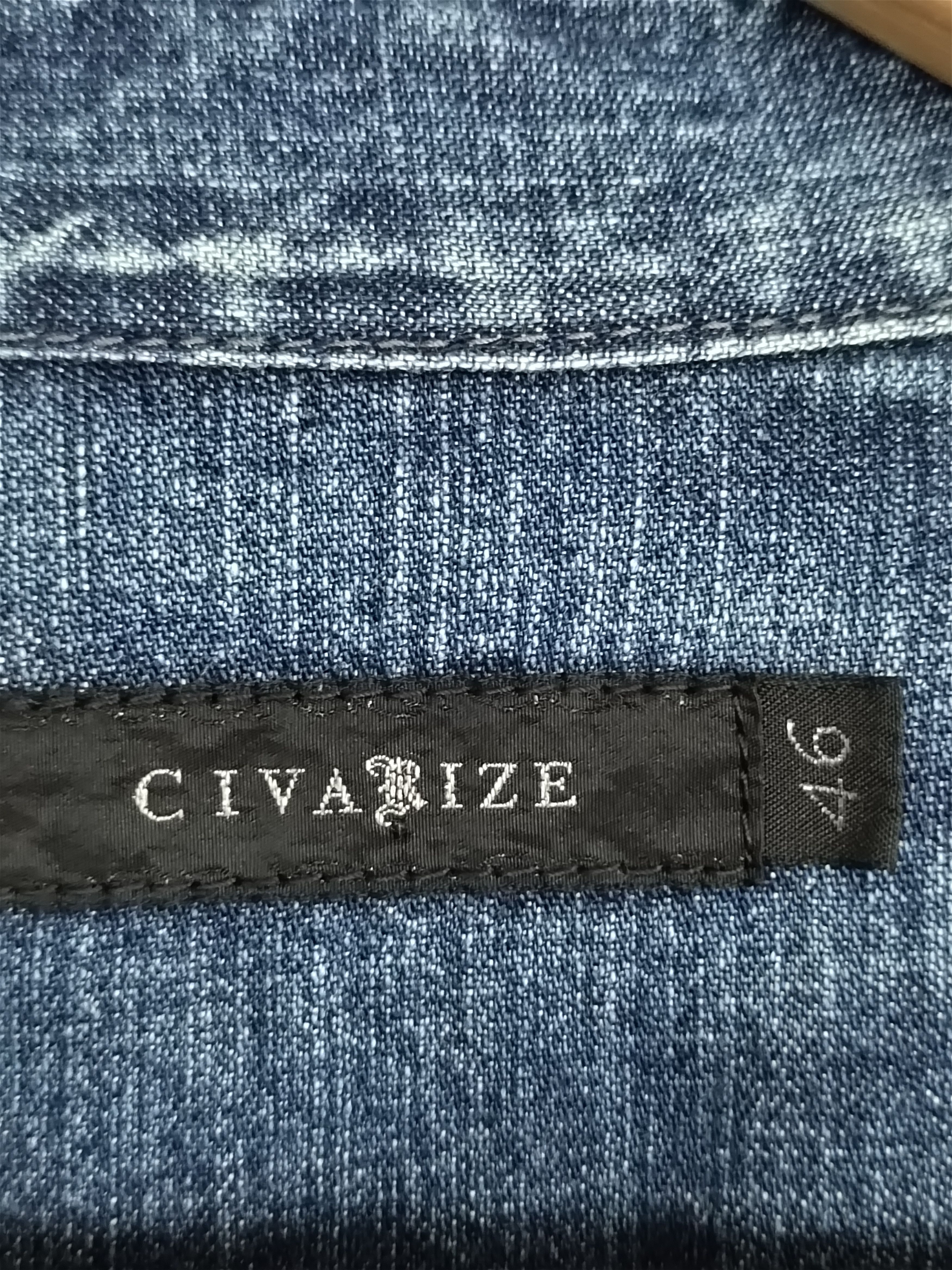 CIVARIZE 🇯🇵 Civarize Snap Button Denim Shirt Nice Design Patina Size US S / EU 44-46 / 1 - 19 Thumbnail