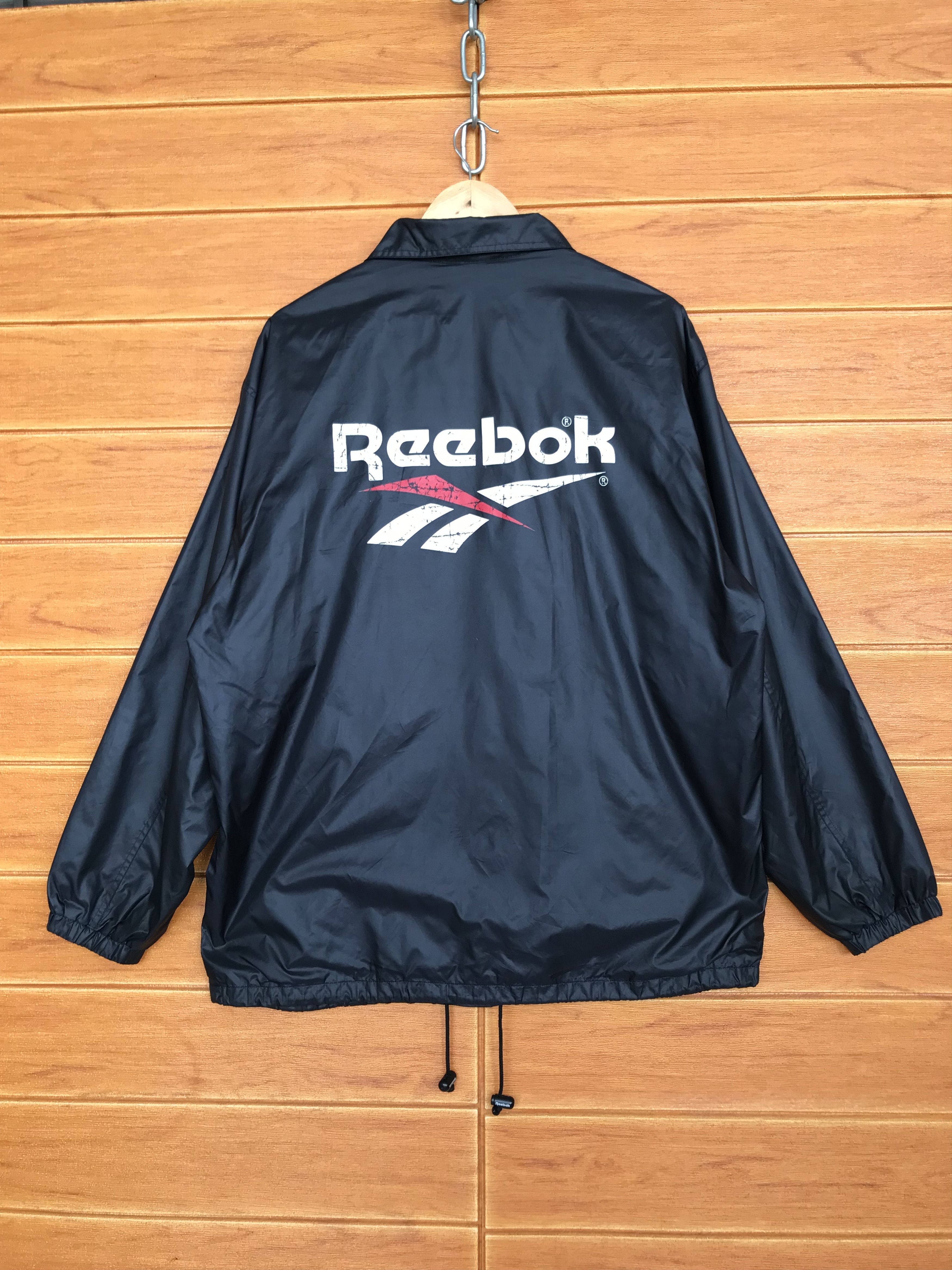Reebok Vintage 90s REEBOX Windbreaker Jacket Size US L / EU 52-54 / 3 - 1 Thumbnail