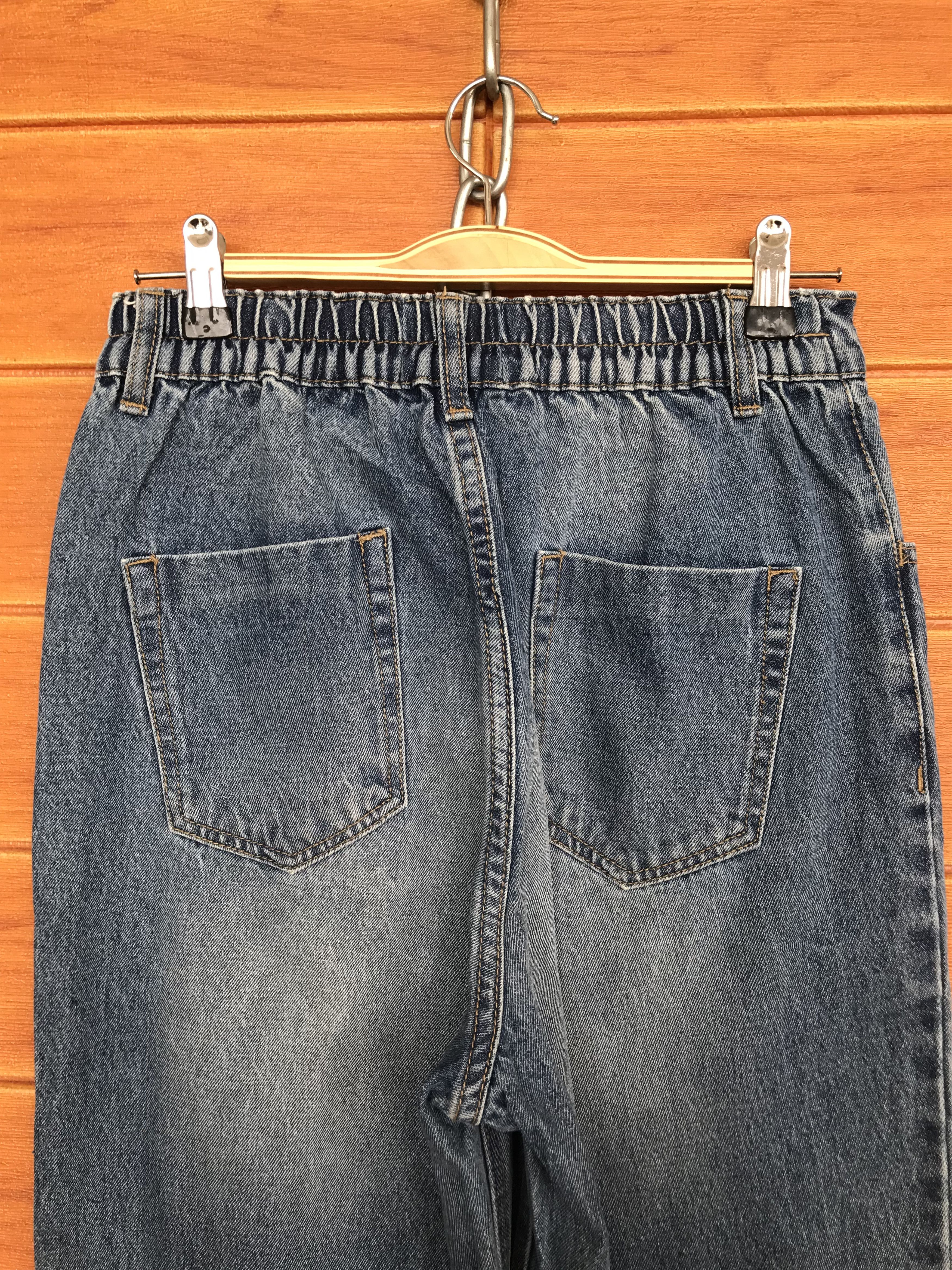 Japanese Brand Baggy Jeans Retro Boy Japan Patches Distressed Denim Wide Size US 26 / EU 42 - 20 Thumbnail