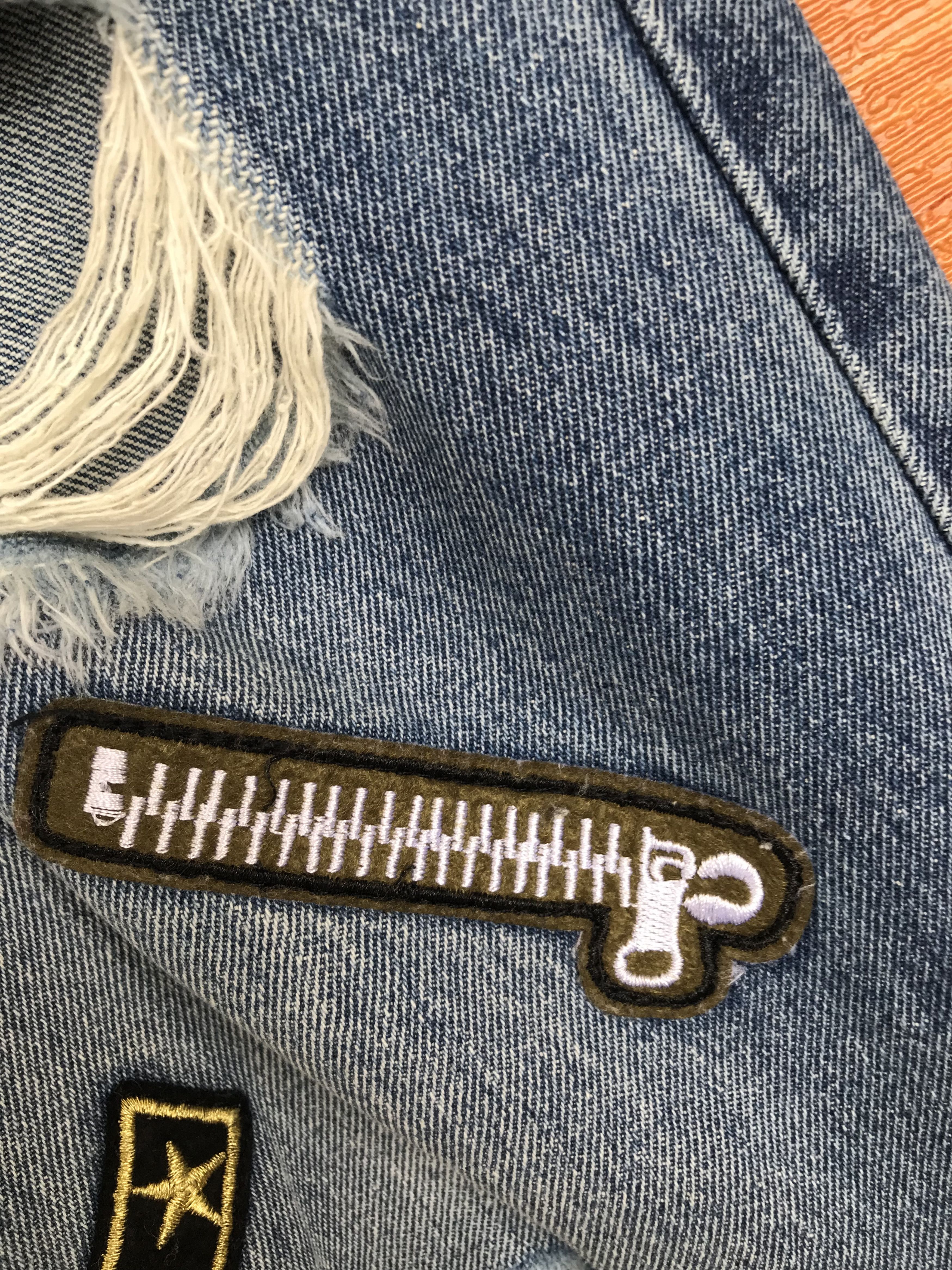 Japanese Brand Baggy Jeans Retro Boy Japan Patches Distressed Denim Wide Size US 26 / EU 42 - 8 Thumbnail