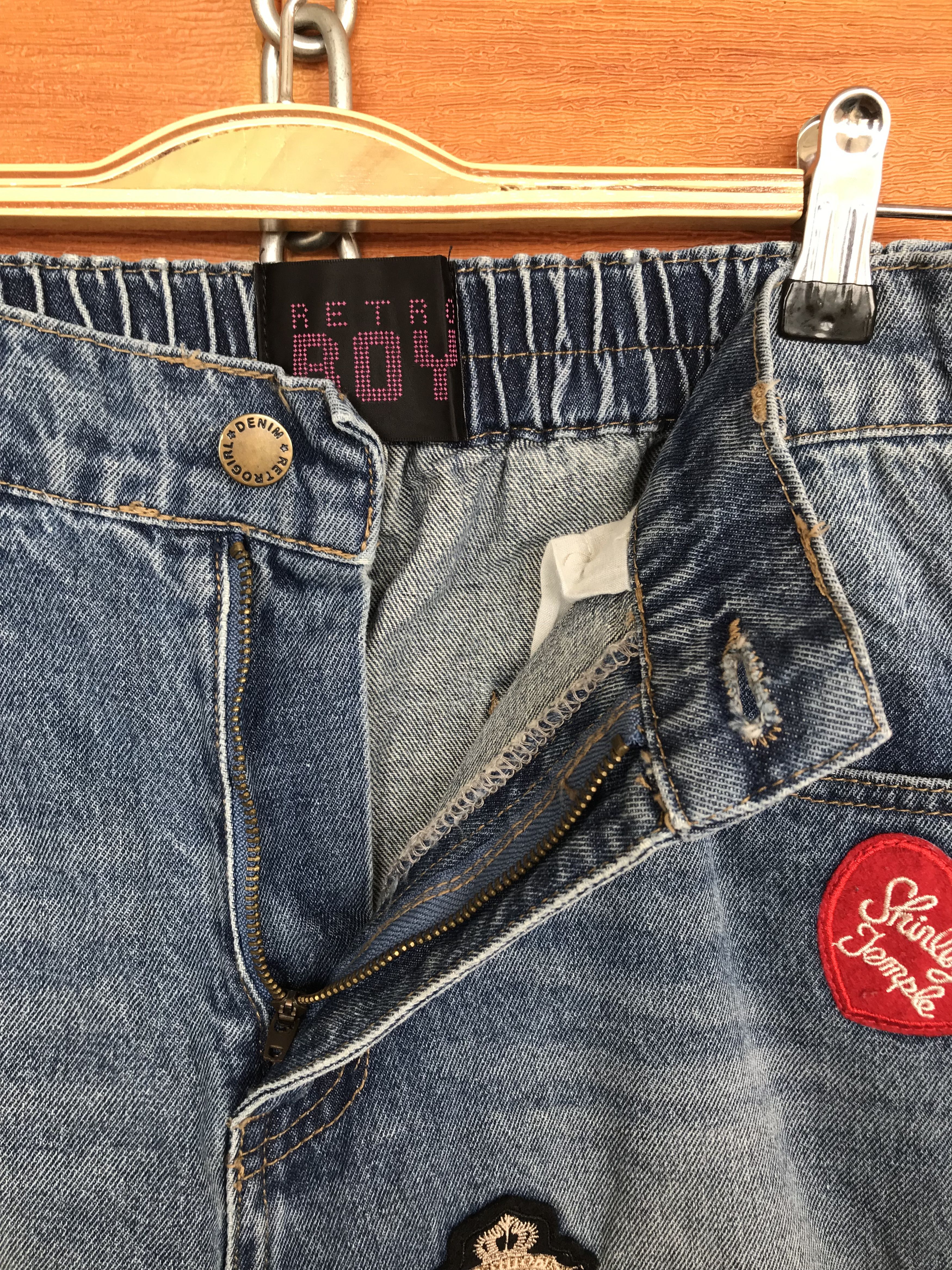 Japanese Brand Baggy Jeans Retro Boy Japan Patches Distressed Denim Wide Size US 26 / EU 42 - 24 Thumbnail