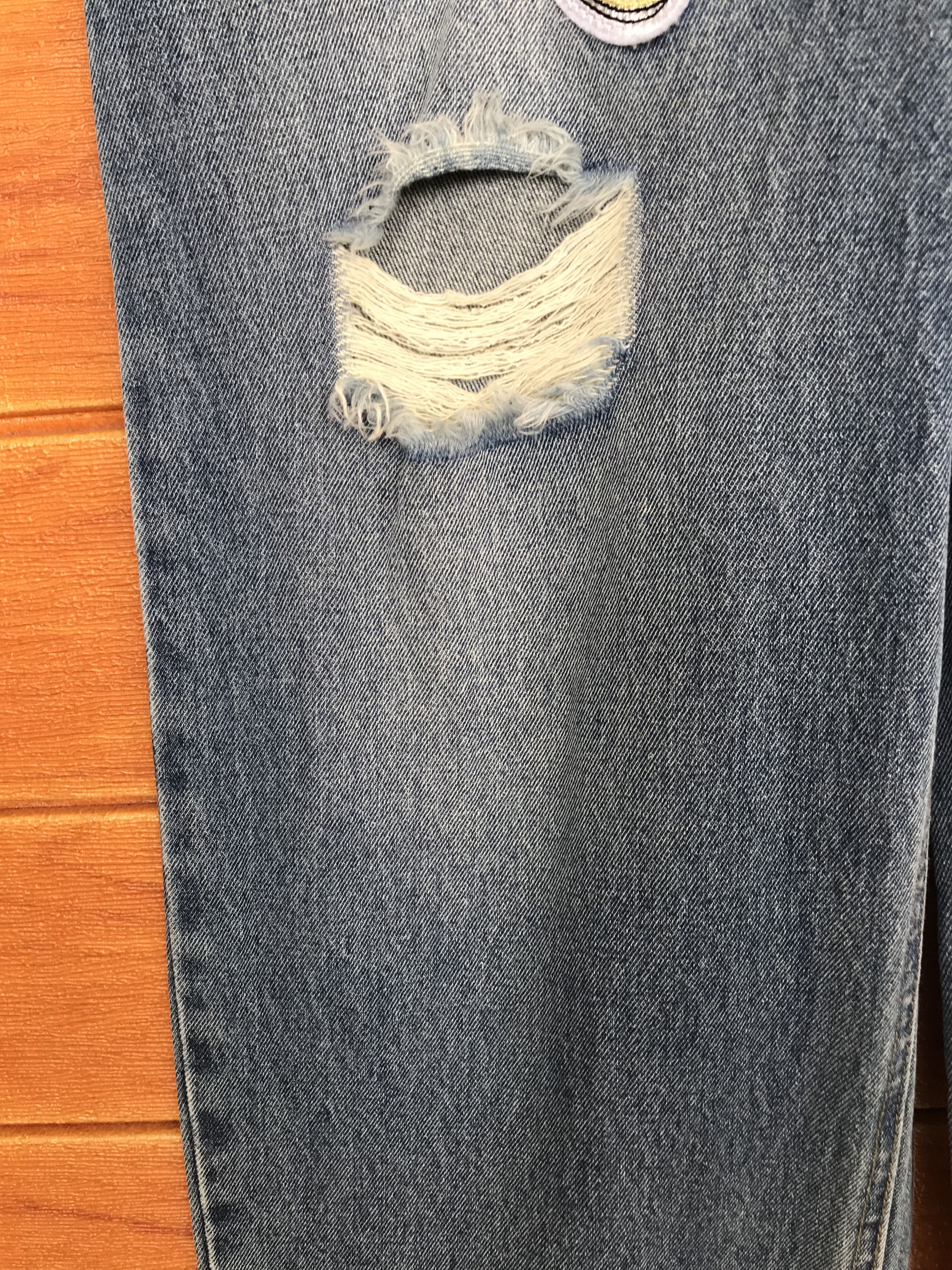 Japanese Brand Baggy Jeans Retro Boy Japan Patches Distressed Denim Wide Size US 26 / EU 42 - 15 Thumbnail