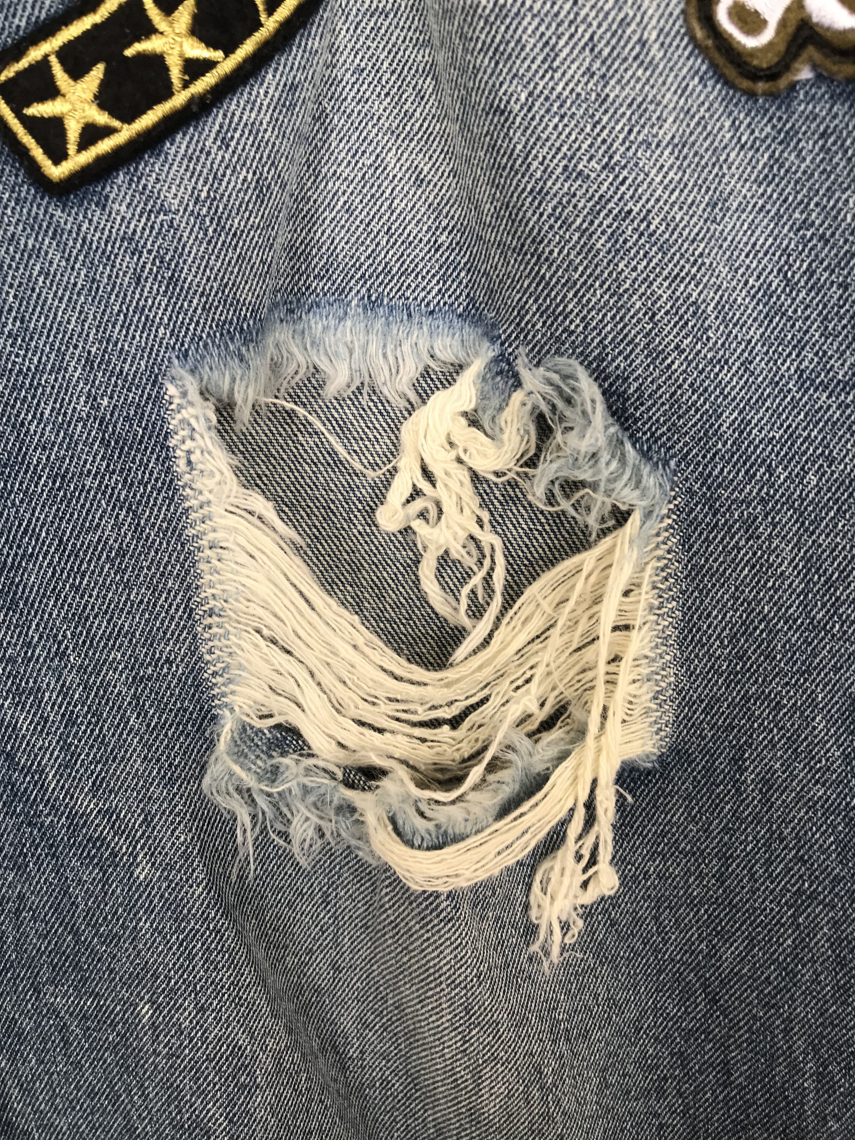 Japanese Brand Baggy Jeans Retro Boy Japan Patches Distressed Denim Wide Size US 26 / EU 42 - 10 Thumbnail