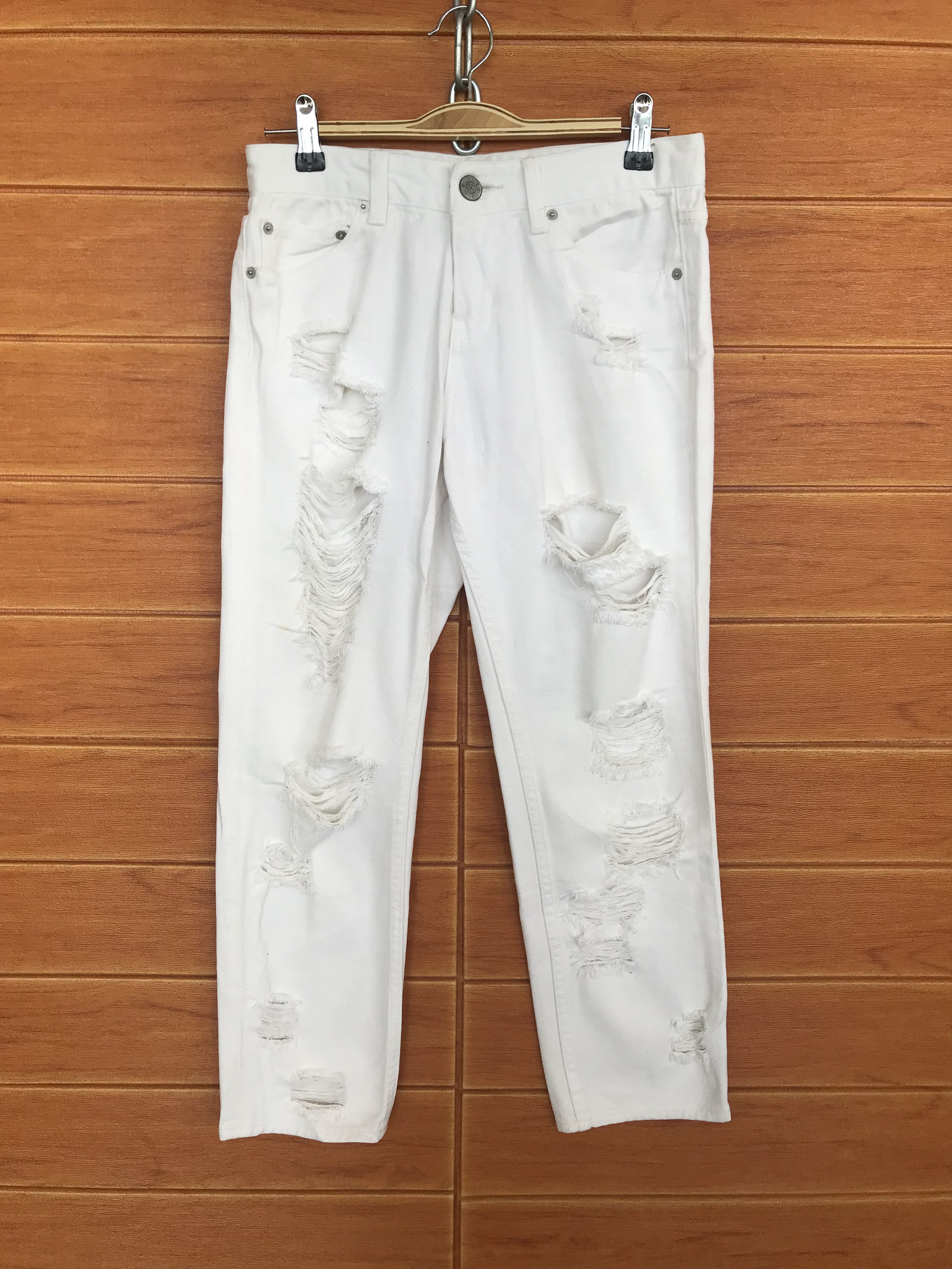 Hysteric Glamour × Undercover Jouetie Distressed Denim Jeans Size US 28 / EU 44 - 1 Thumbnail