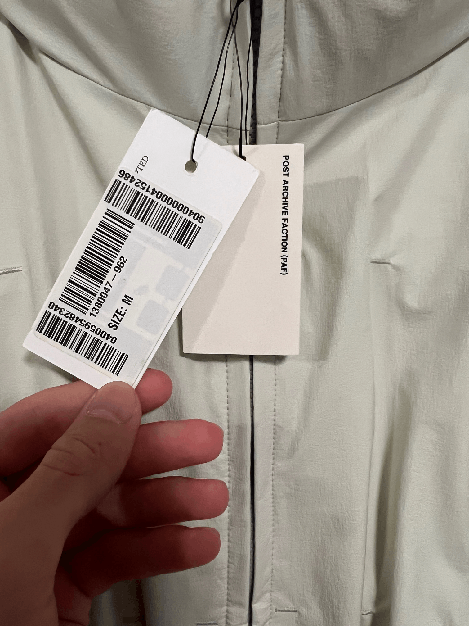 POST ARCHIVE FACTION (PAF) 4.0+ Down Right Puffer Jacket in Light Grey Size US M / EU 48-50 / 2 - 4 Thumbnail