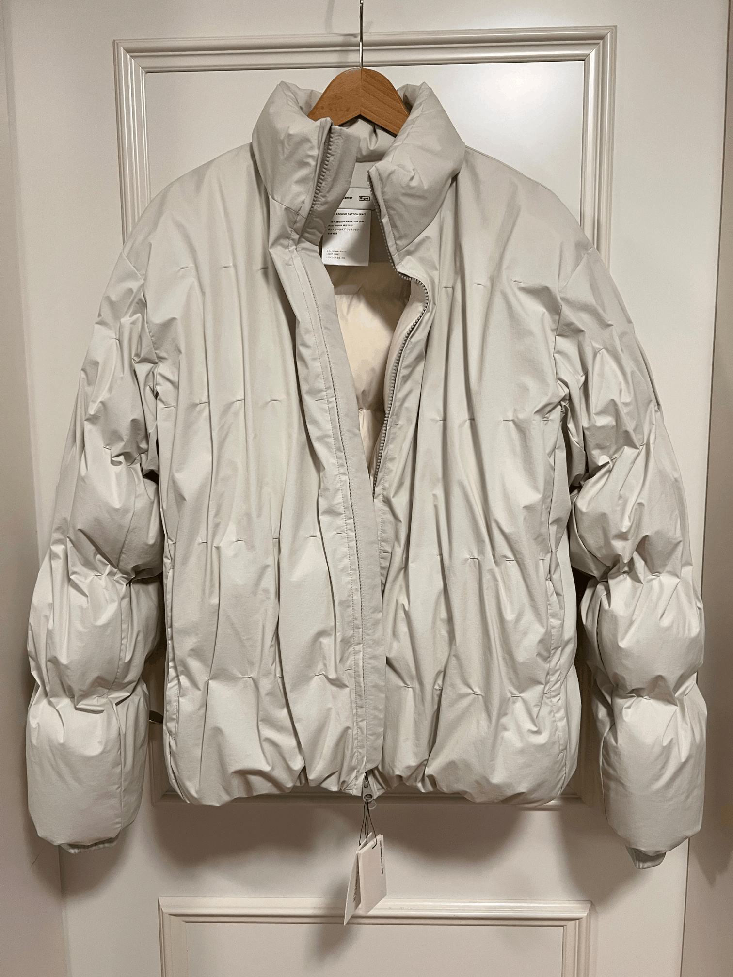 POST ARCHIVE FACTION (PAF) 4.0+ Down Right Puffer Jacket in Light Grey Size US M / EU 48-50 / 2 - 2 Thumbnail