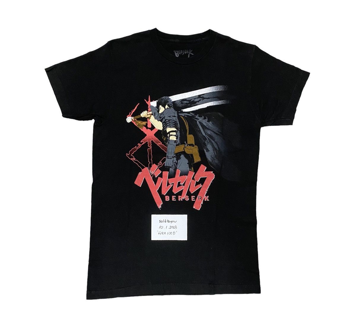 VINTAGE RARE BERSERK GUTS ANIME T-SHIRT