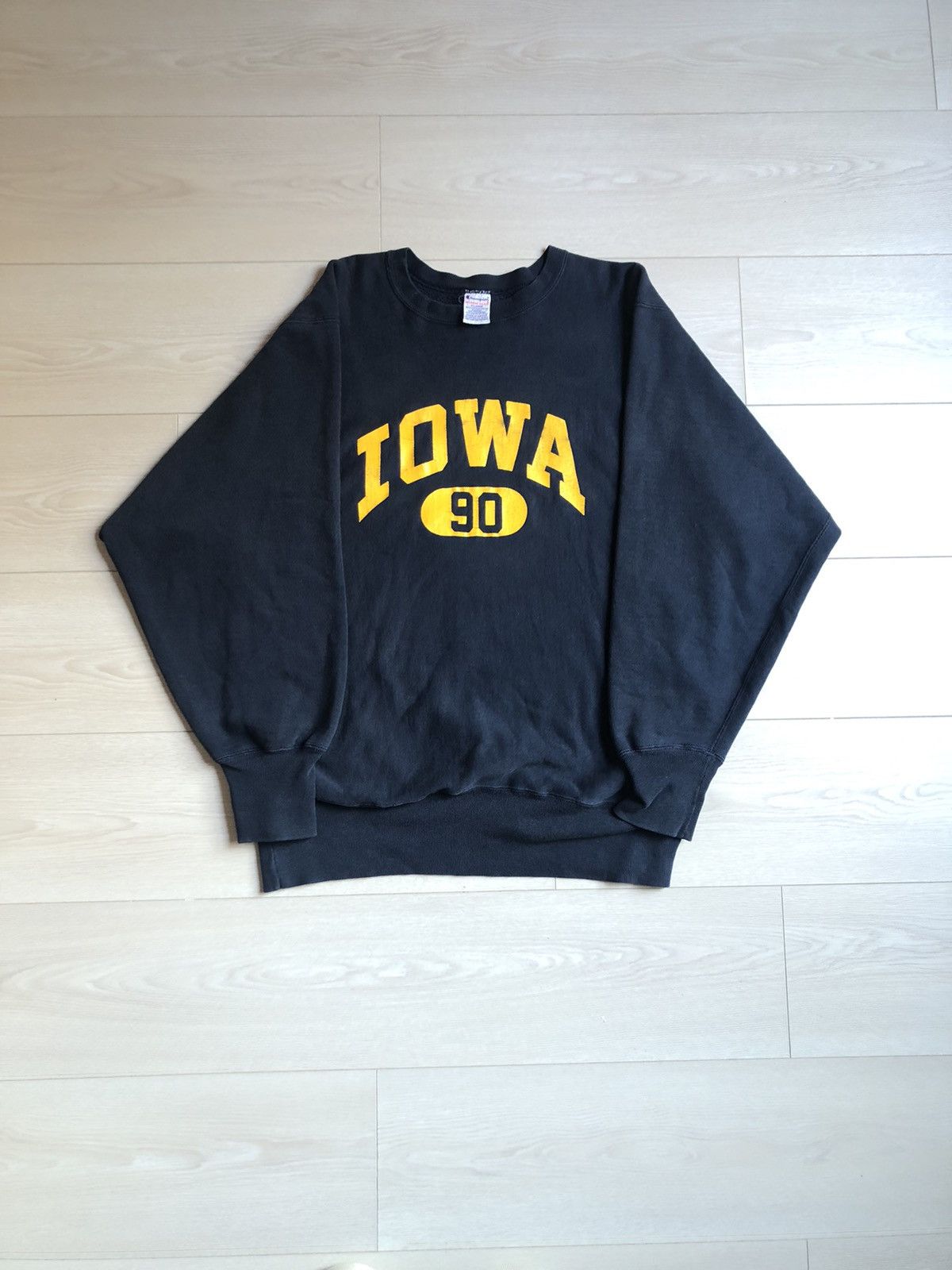 80s IOWA champion reverse weave sweater