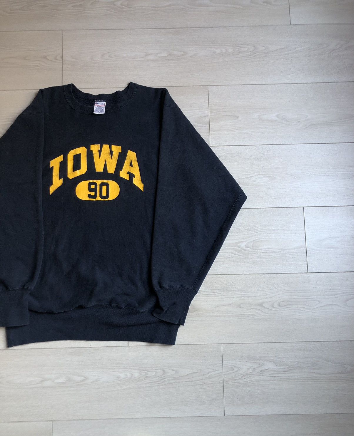80s IOWA champion reverse weave sweater