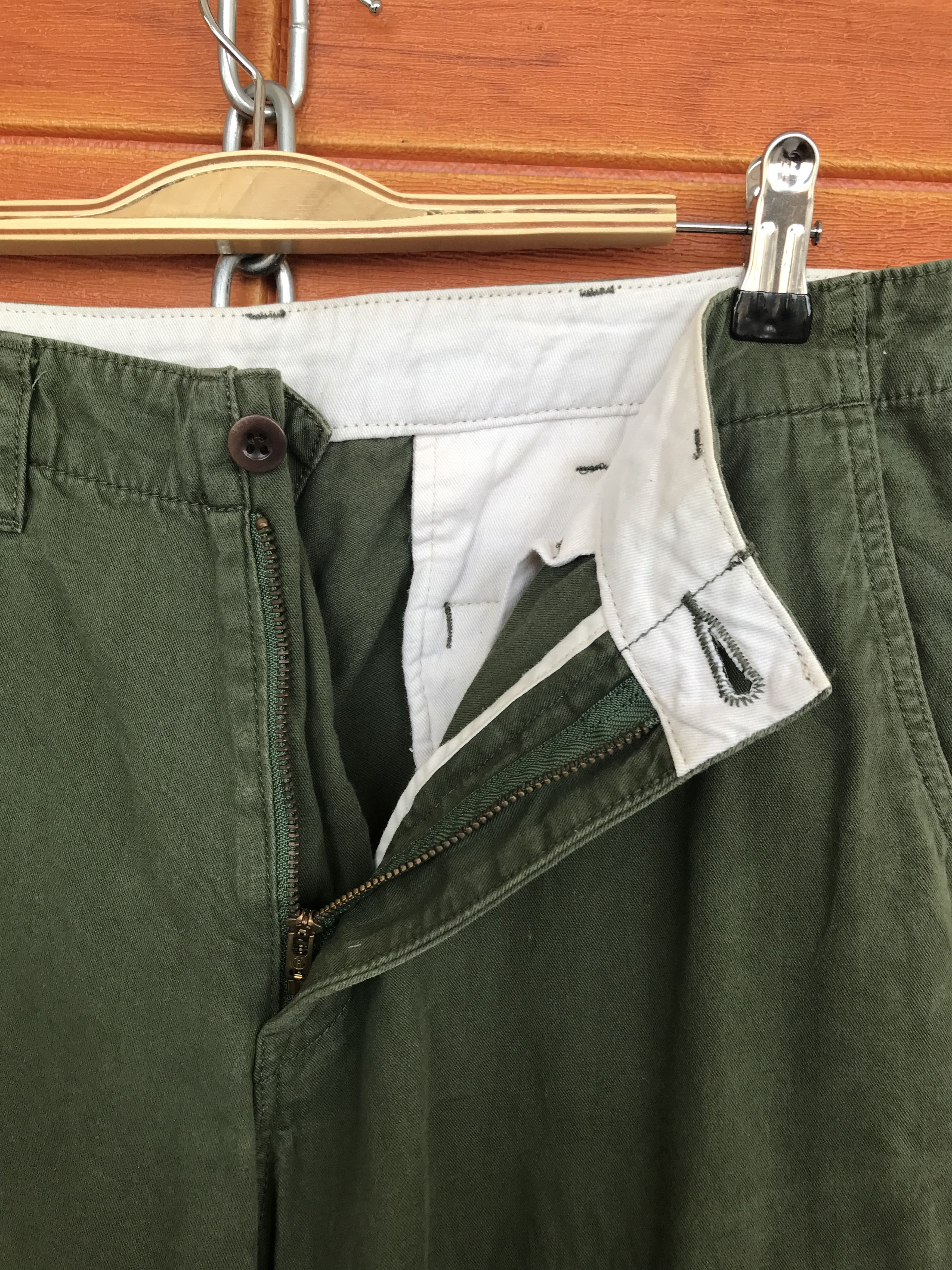 Japan Blue JAPAN BLUE WWII Military Reproduction/Inspired Khakis Pants Size US 31 - 10 Thumbnail