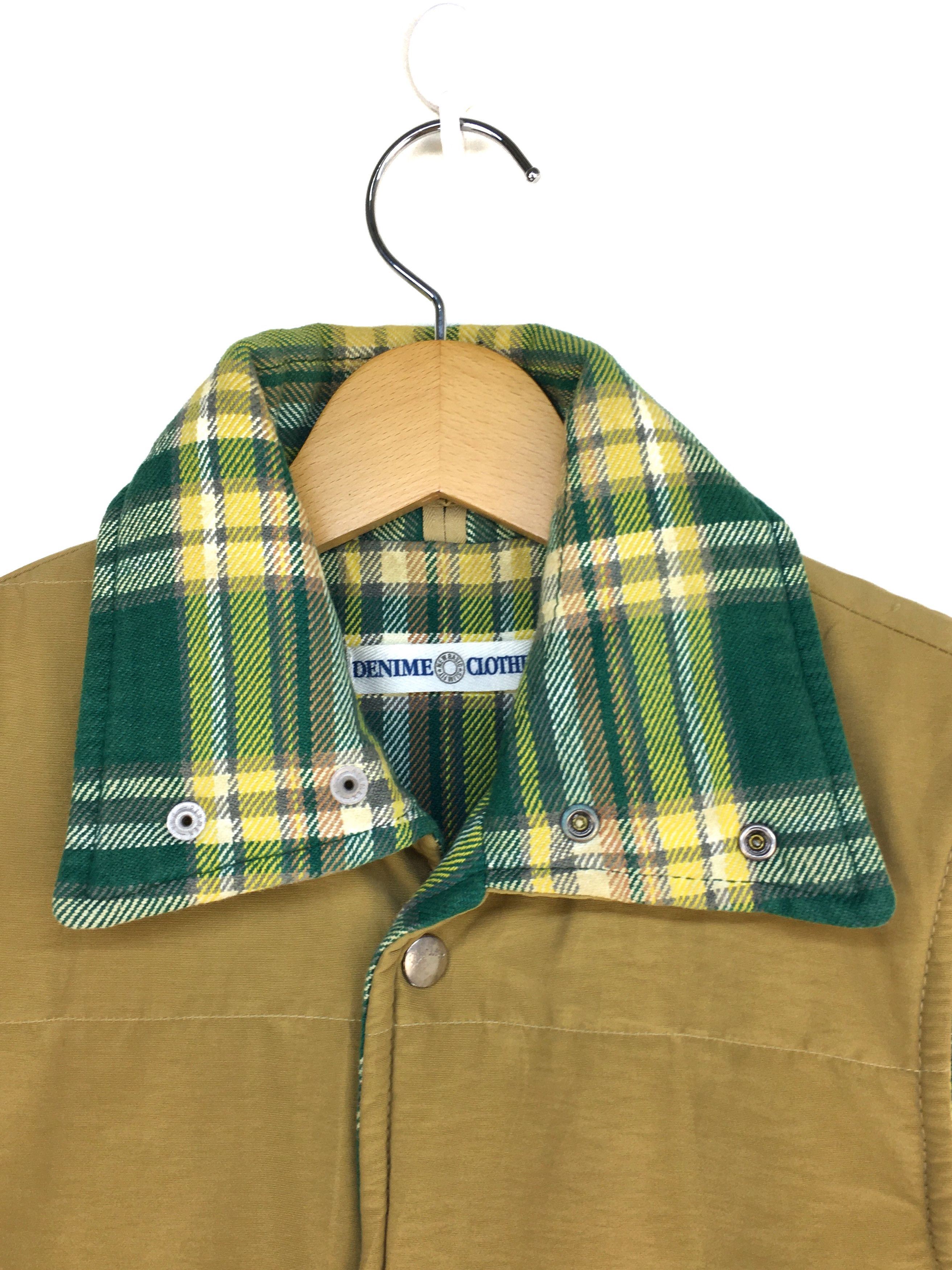 Denime Vintage 90s DENIME Checkered Blanket Vest Size US S / EU 44-46 / 1 - 2 Thumbnail