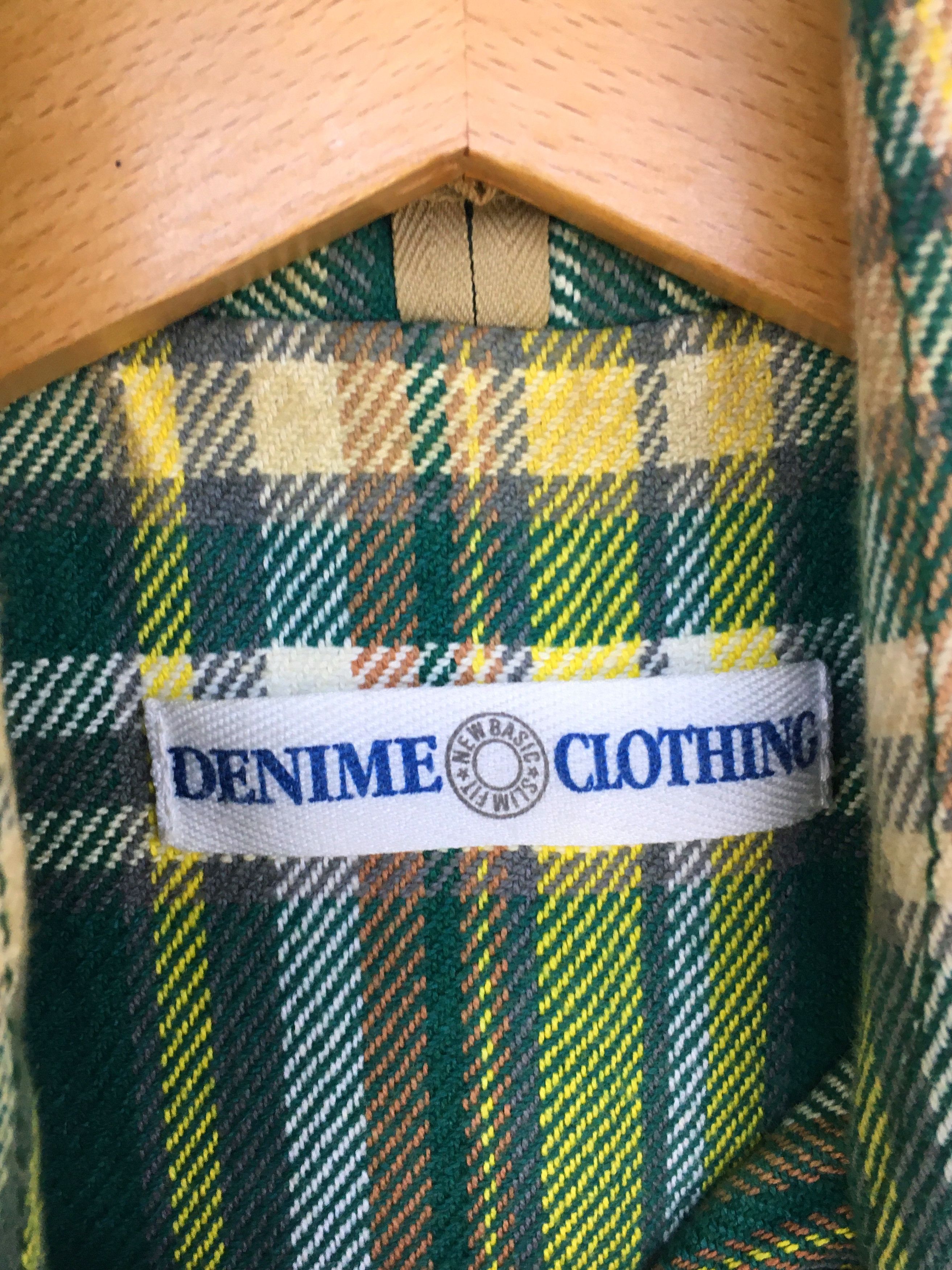 Denime Vintage 90s DENIME Checkered Blanket Vest Size US S / EU 44-46 / 1 - 3 Thumbnail