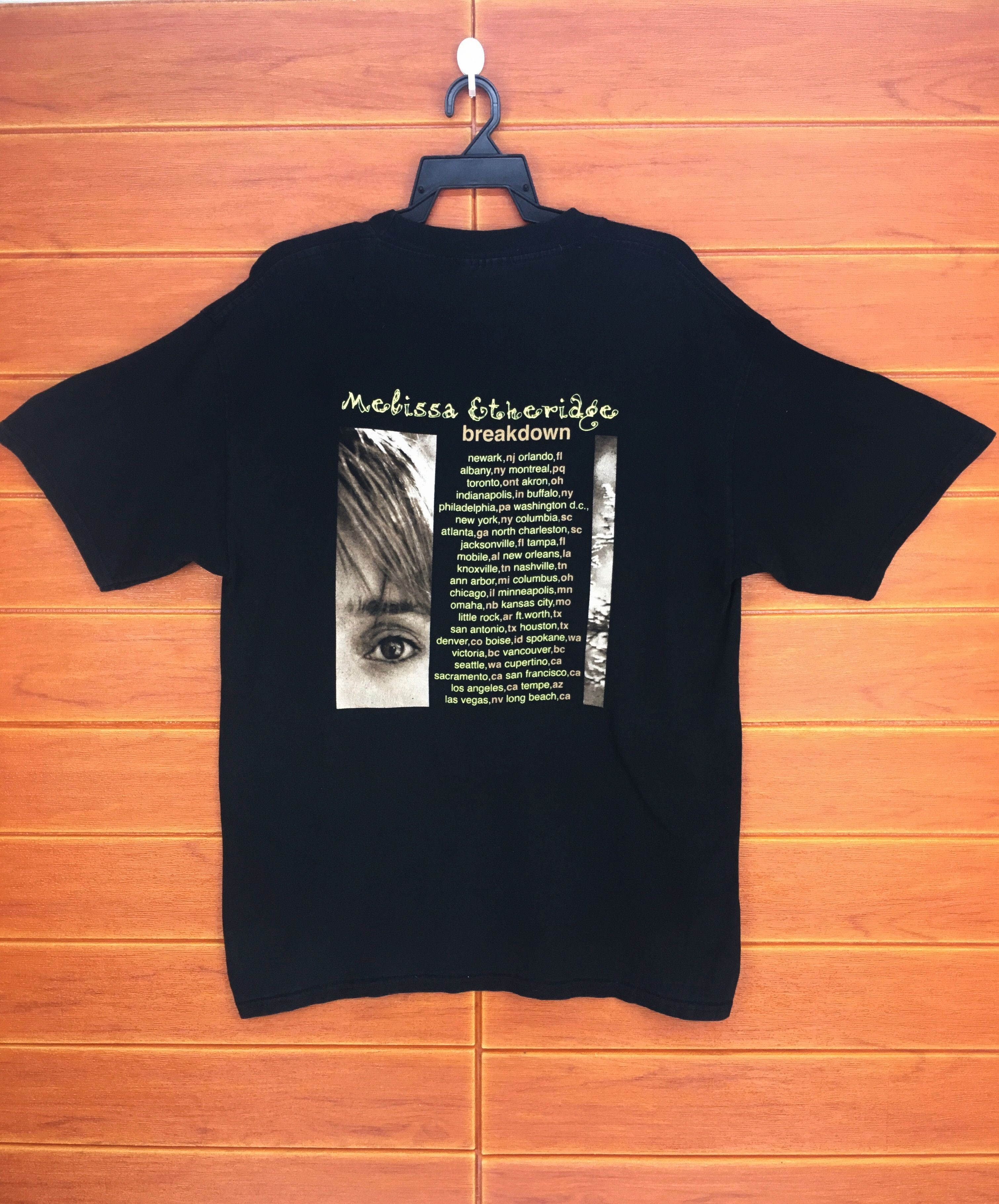 Band Tees Vintage 90s MELISSA ETHERIDGE Breakdown Tour shirt Size US L / EU 52-54 / 3 - 1 Thumbnail