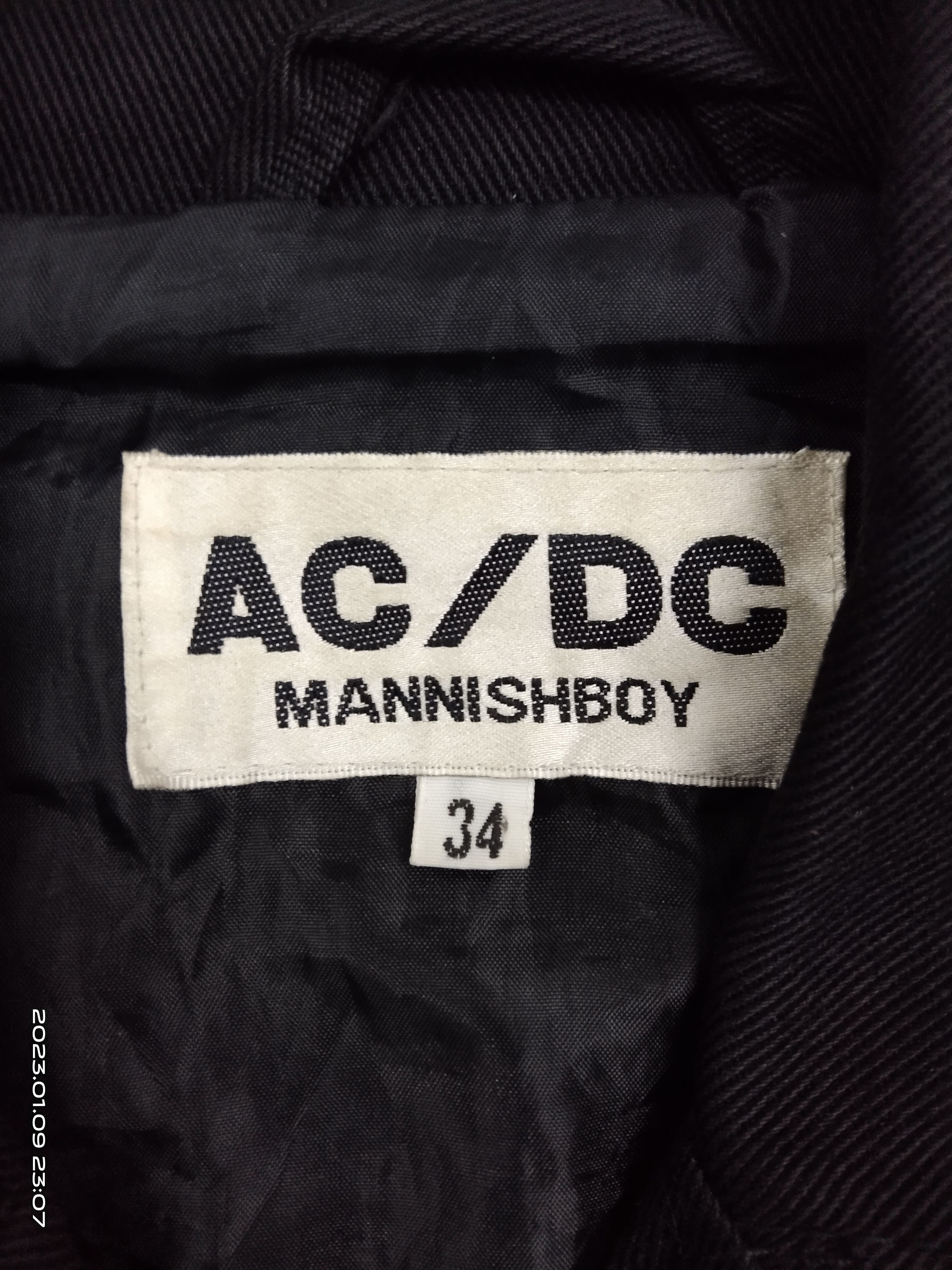 AC/DC AC/DC MANNISHBOY DOUBLE COLLAR ATTACH JACKET Size US S / EU 44-46 / 1 - 8 Thumbnail