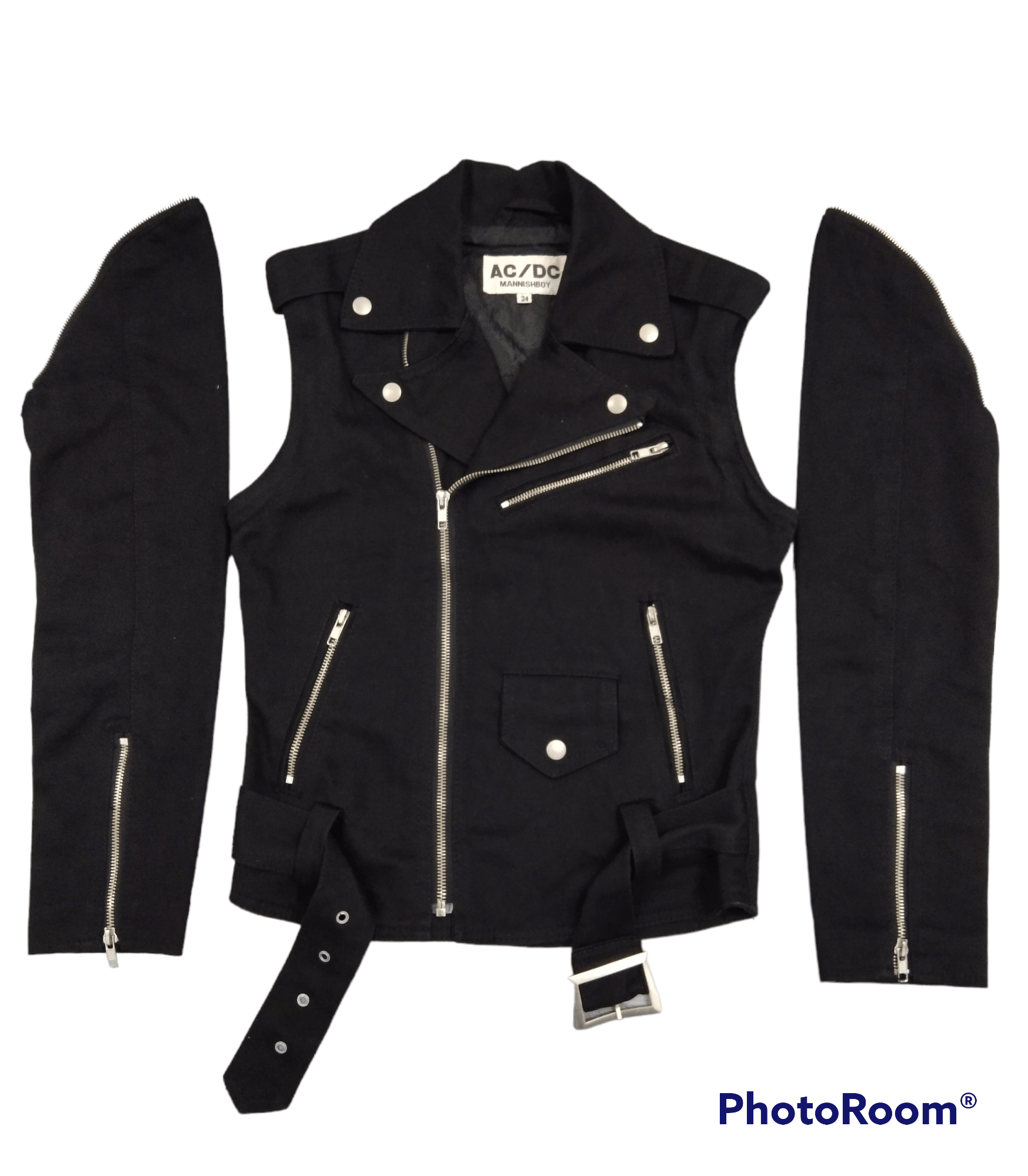 AC/DC AC/DC MANNISHBOY DOUBLE COLLAR ATTACH JACKET Size US S / EU 44-46 / 1 - 3 Thumbnail