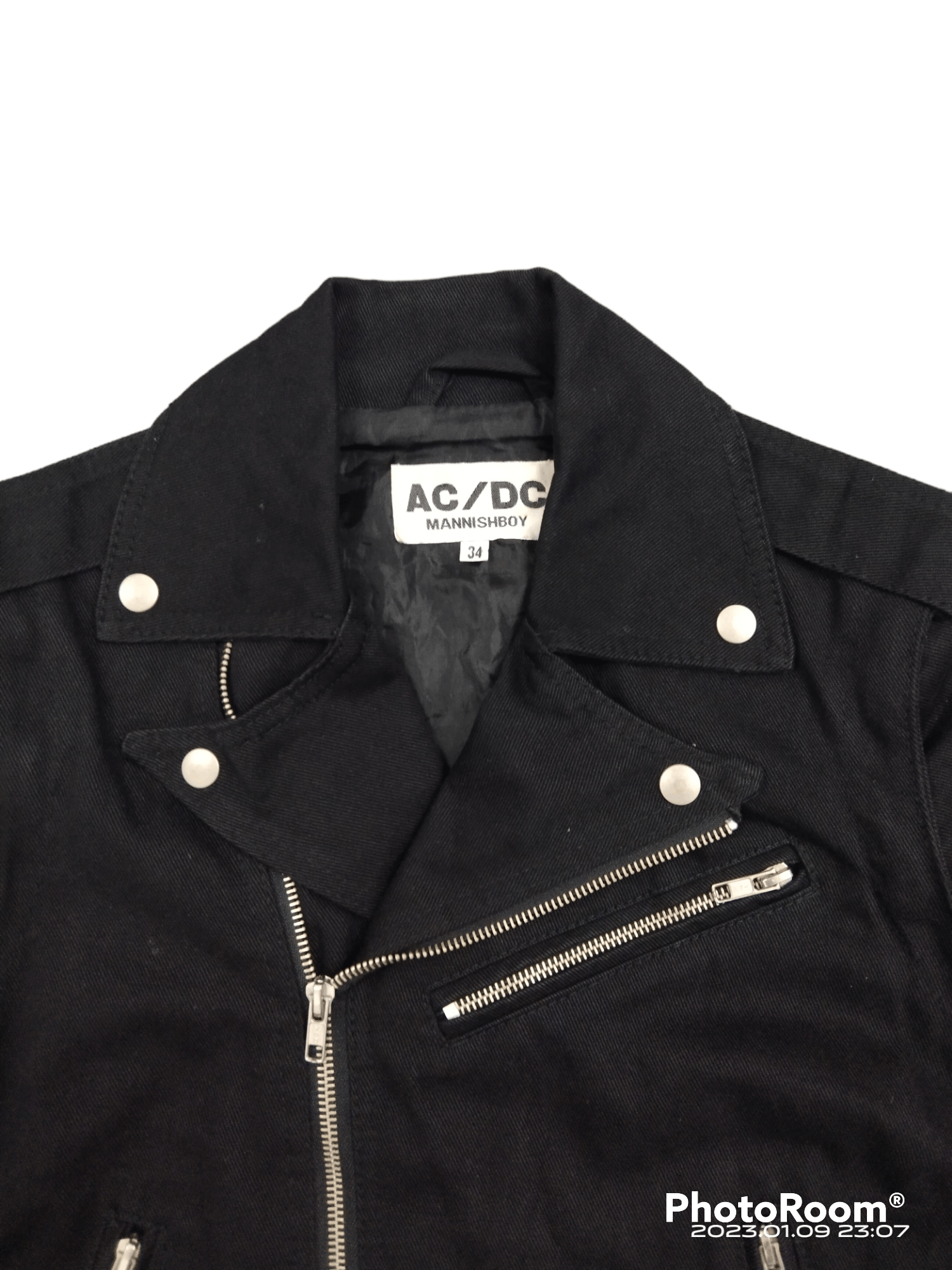 AC/DC AC/DC MANNISHBOY DOUBLE COLLAR ATTACH JACKET Size US S / EU 44-46 / 1 - 4 Thumbnail