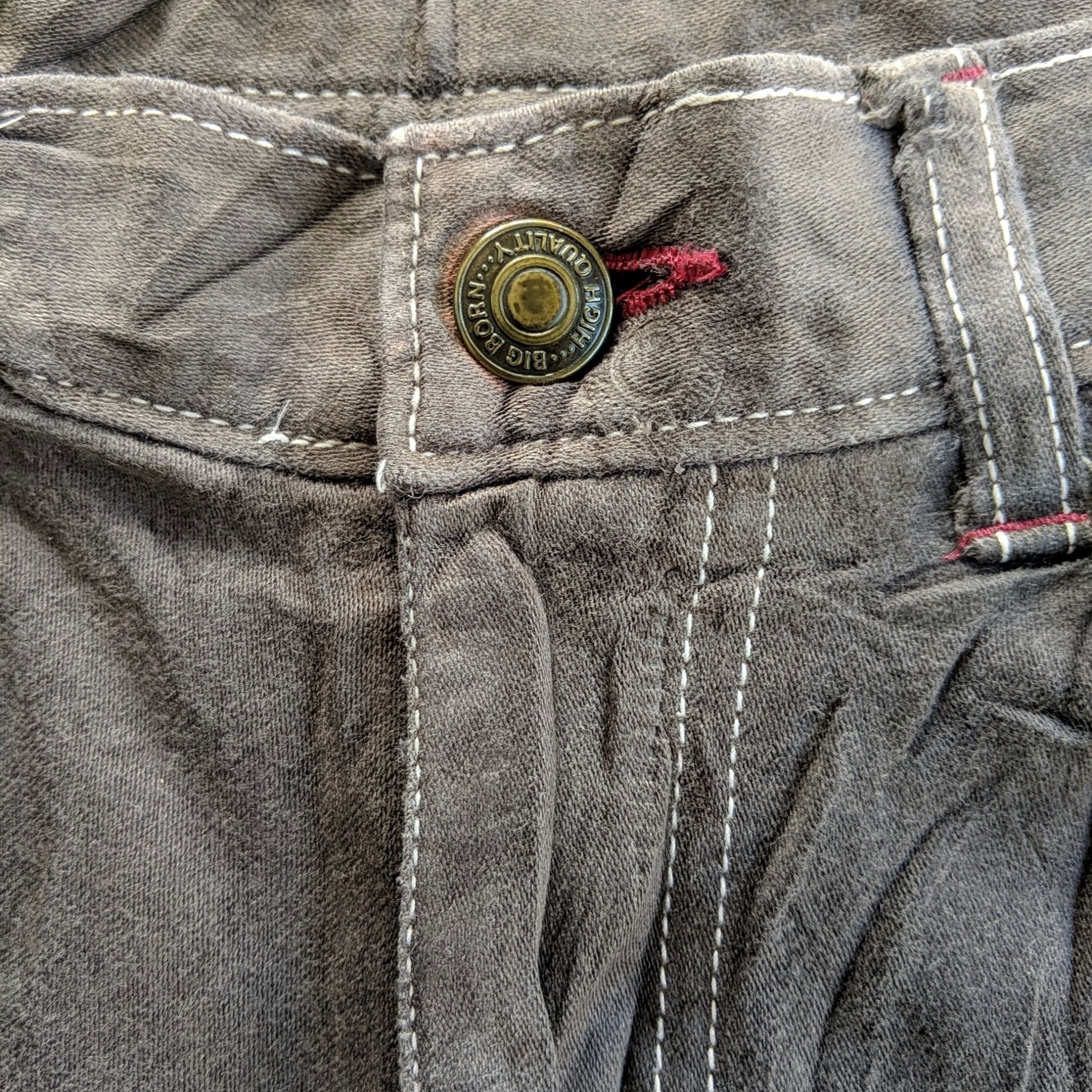Japanese Brand W28💥Vintage Big Born 5 Pockets Casual Trousers Pants Size US 28 / EU 44 - 5 Thumbnail