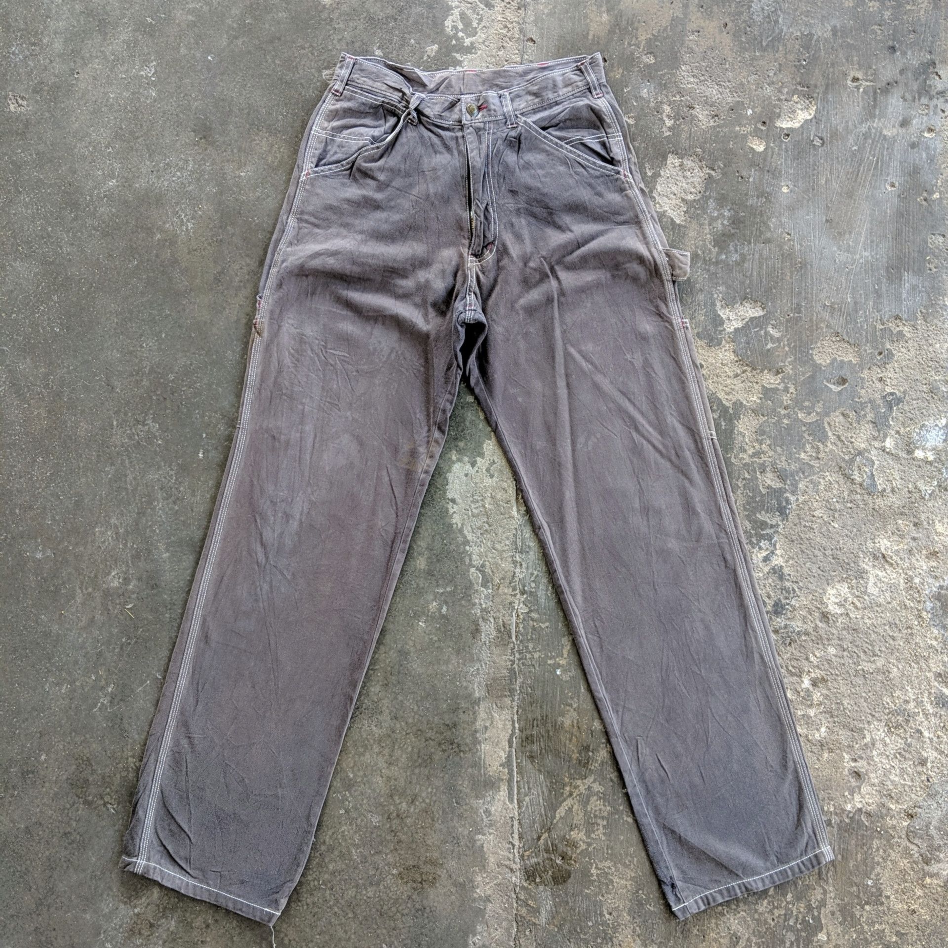 image of W28Vintage Big Born 5 Pockets Casual Trousers Pants, Men's