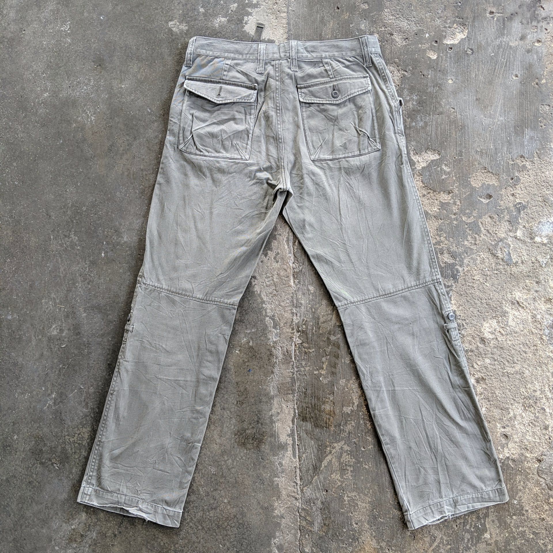 Japanese Brand Vintage Japanese Japan Multi Big Pocket Trousers Pants Size US 33 - 4 Thumbnail