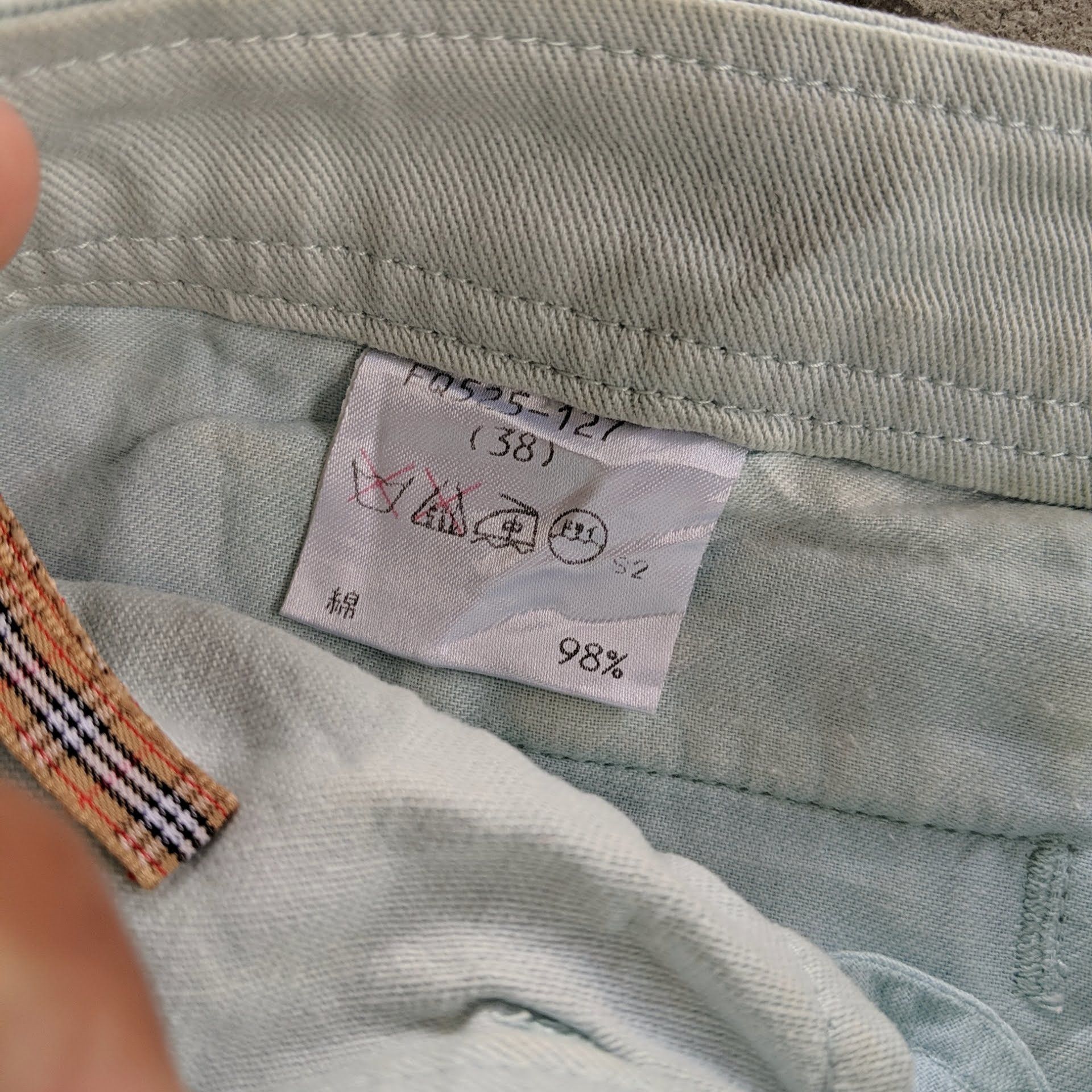 Burberry Vintage Burberry Blue Label Trousers Casual Pants Size US 26 / EU 42 - 7 Thumbnail