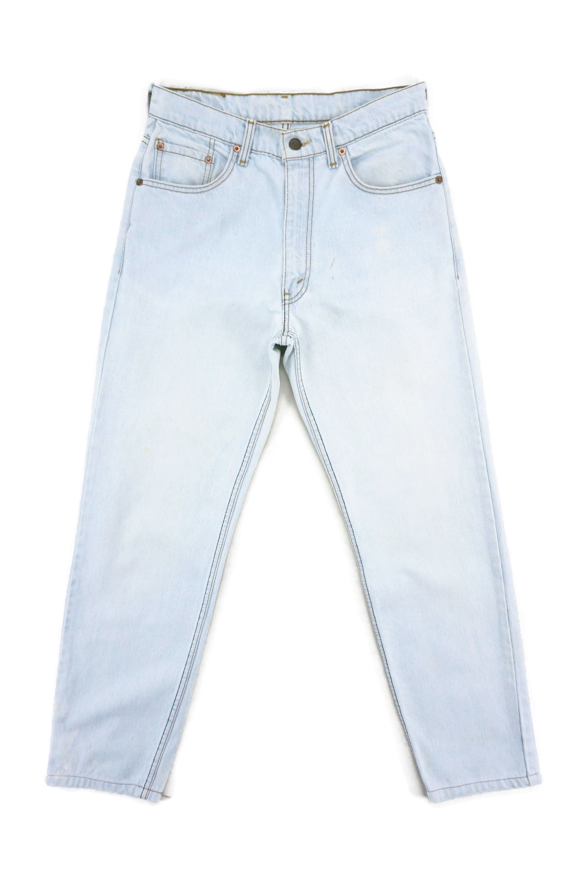 image of Levis x Rodeo 686 Size 31 Distressed Faded Wash Jeans in Blue, Women's