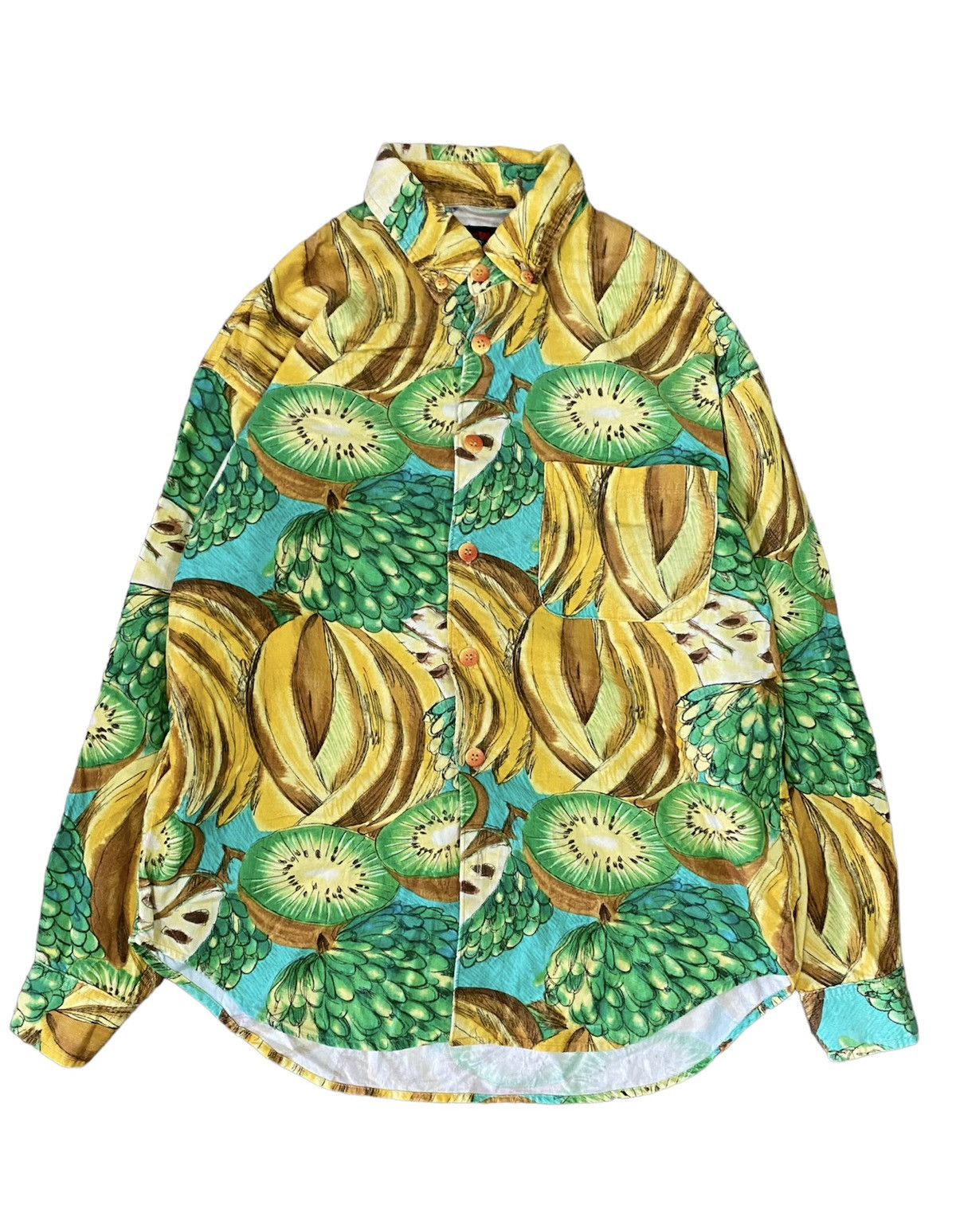 90s James World Velvet cotton fruits limited edition