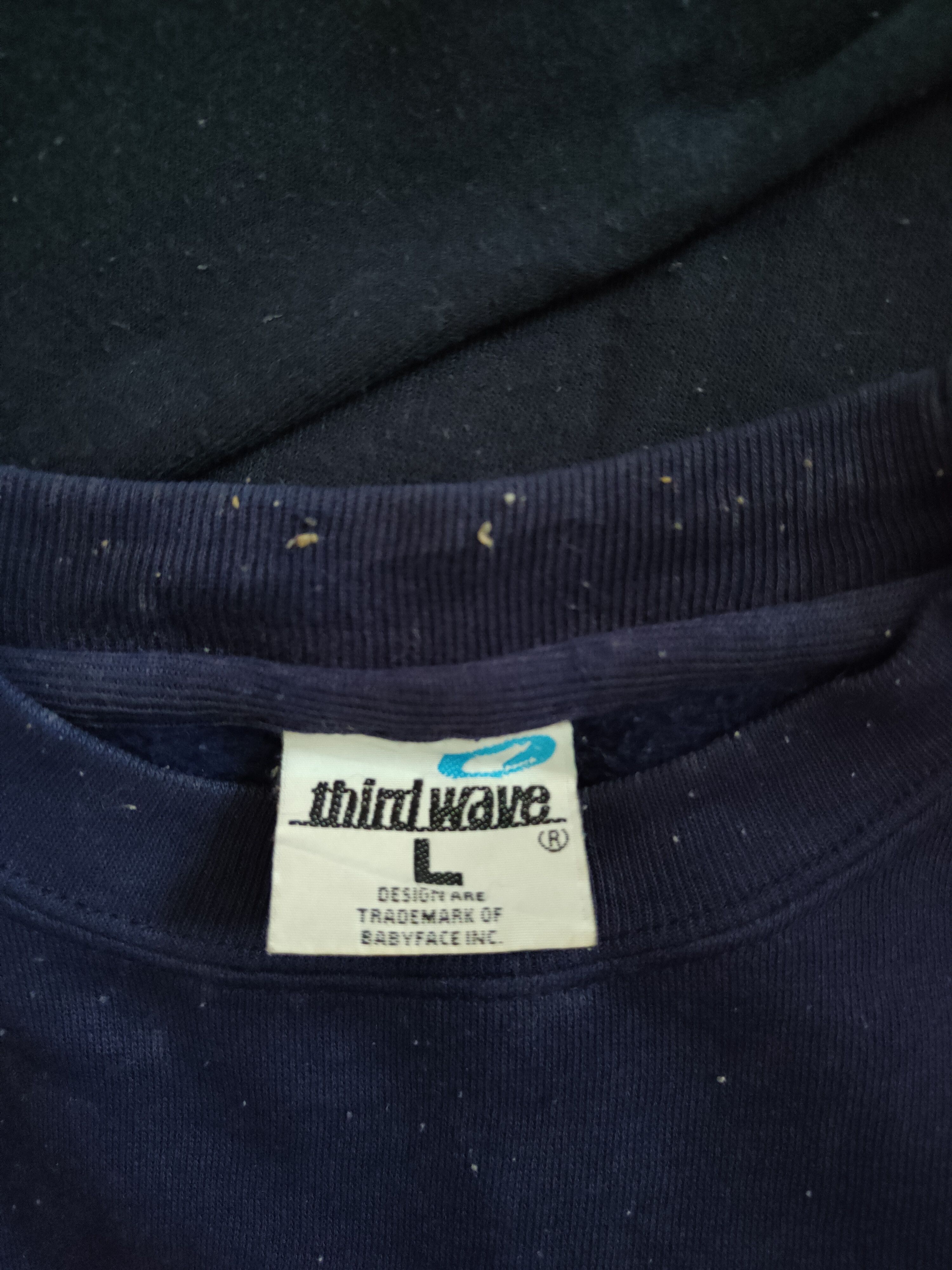 Japanese Brand Third Wave Dark Blue Sweatshirt #305B Size US L / EU 52-54 / 3 - 13 Thumbnail