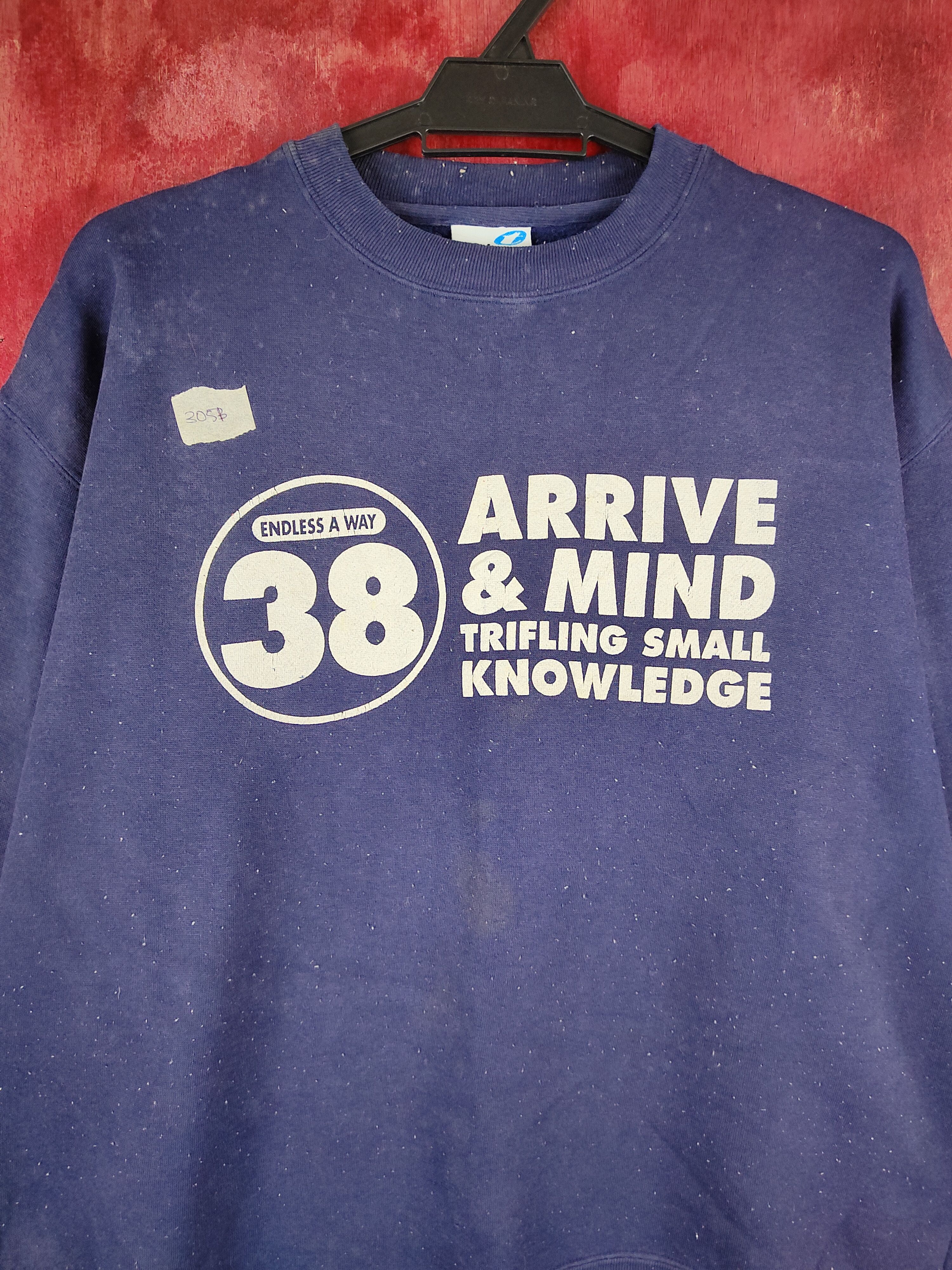 Japanese Brand Third Wave Dark Blue Sweatshirt #305B Size US L / EU 52-54 / 3 - 2 Thumbnail
