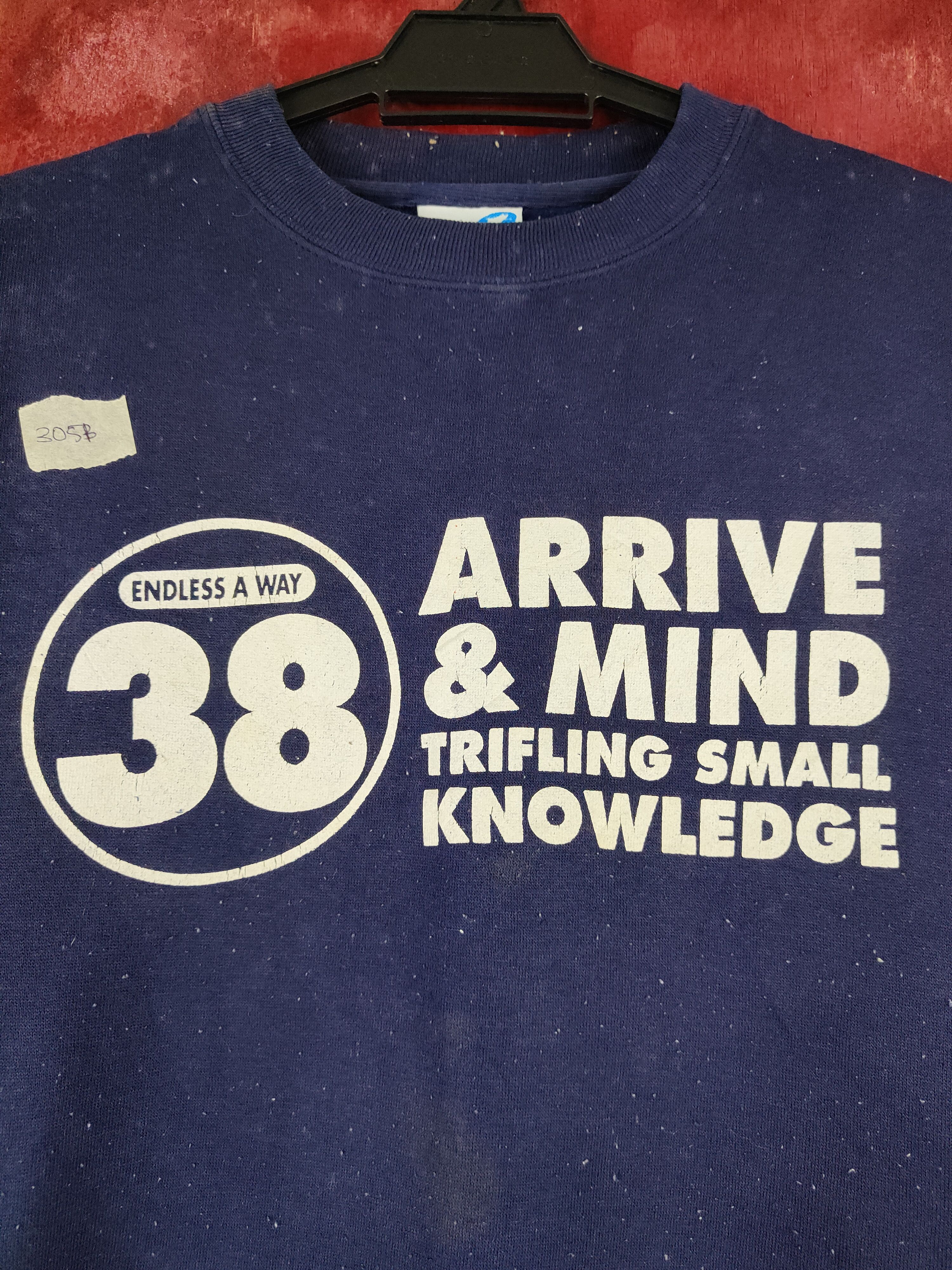 Japanese Brand Third Wave Dark Blue Sweatshirt #305B Size US L / EU 52-54 / 3 - 3 Thumbnail