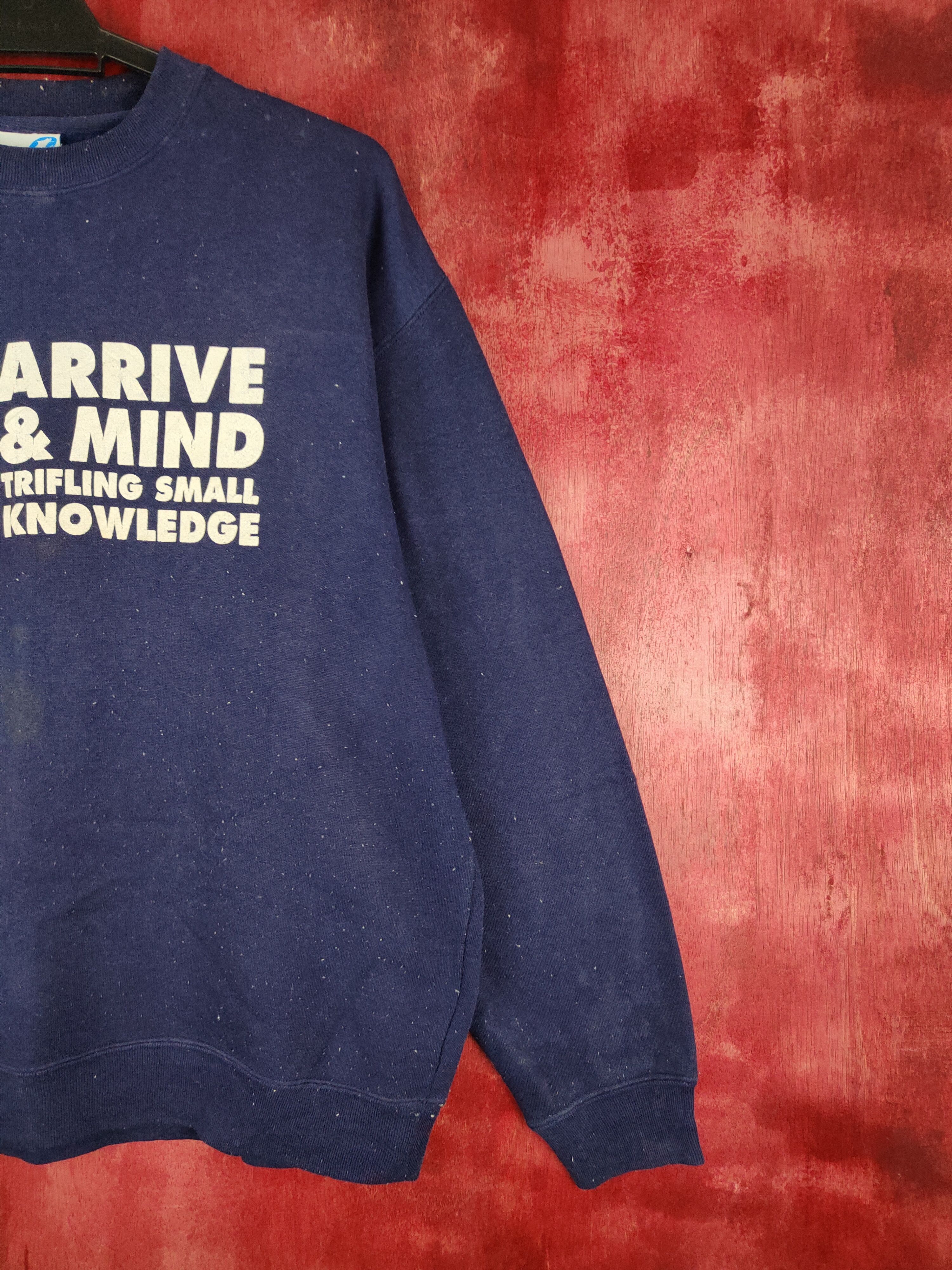 Japanese Brand Third Wave Dark Blue Sweatshirt #305B Size US L / EU 52-54 / 3 - 6 Thumbnail