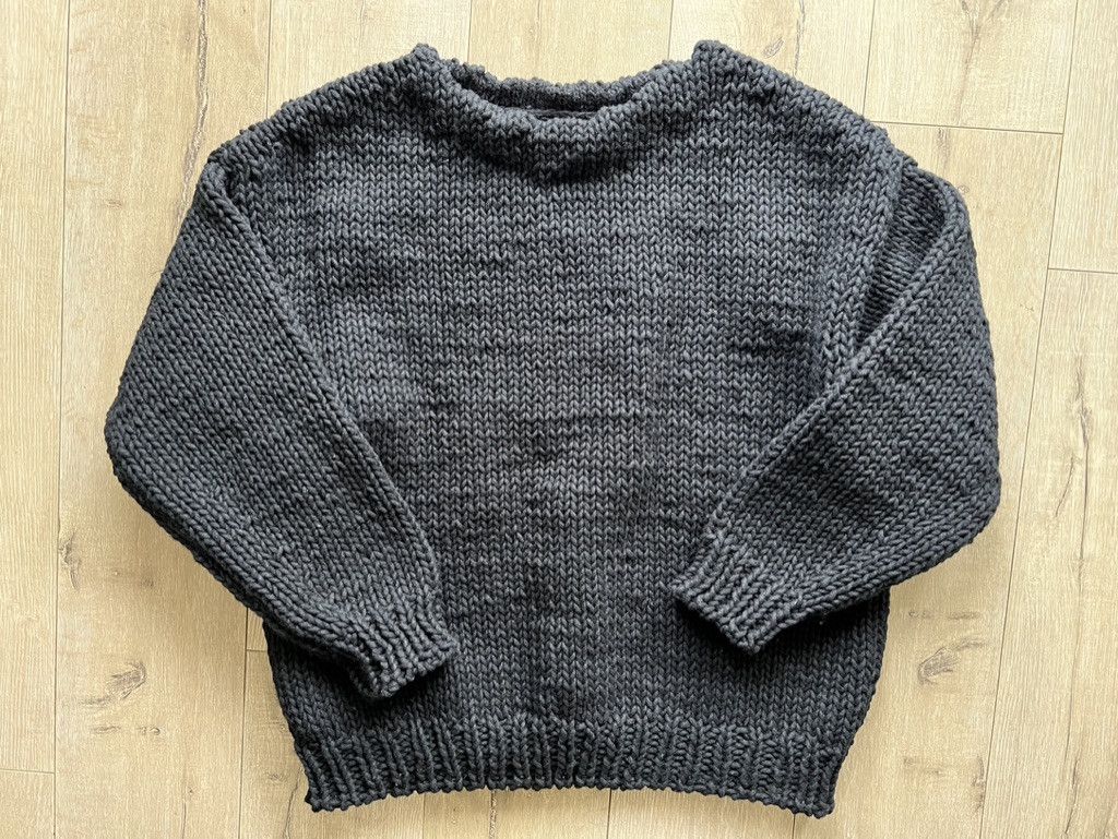 Visvim AMPLUS Hand knit boat neck sweater XL | Grailed