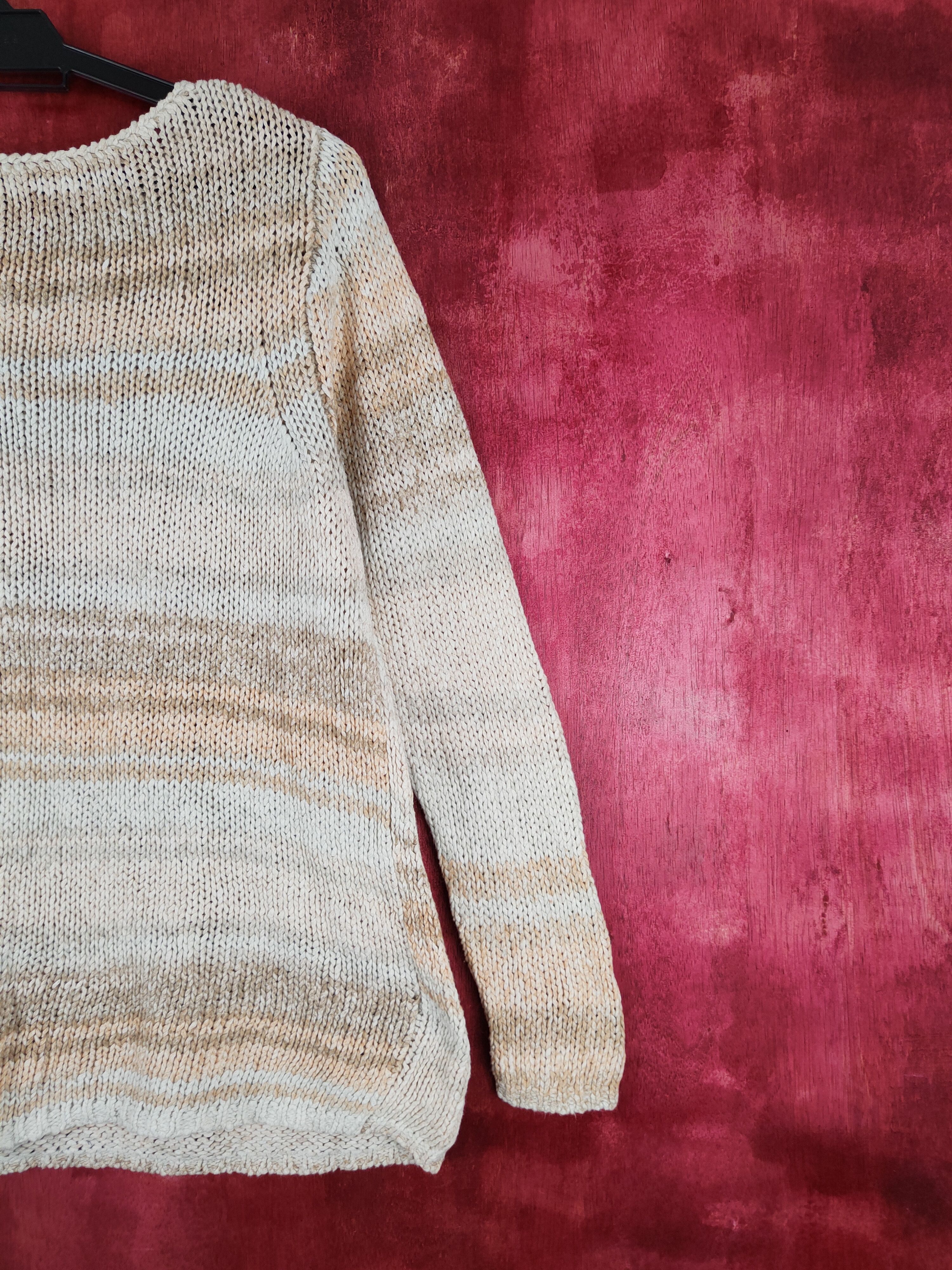 Homespun Knitwear Japanese Brand Brown Knitwear vintage #232B Size M / US 6-8 / IT 42-44 - 10 Thumbnail