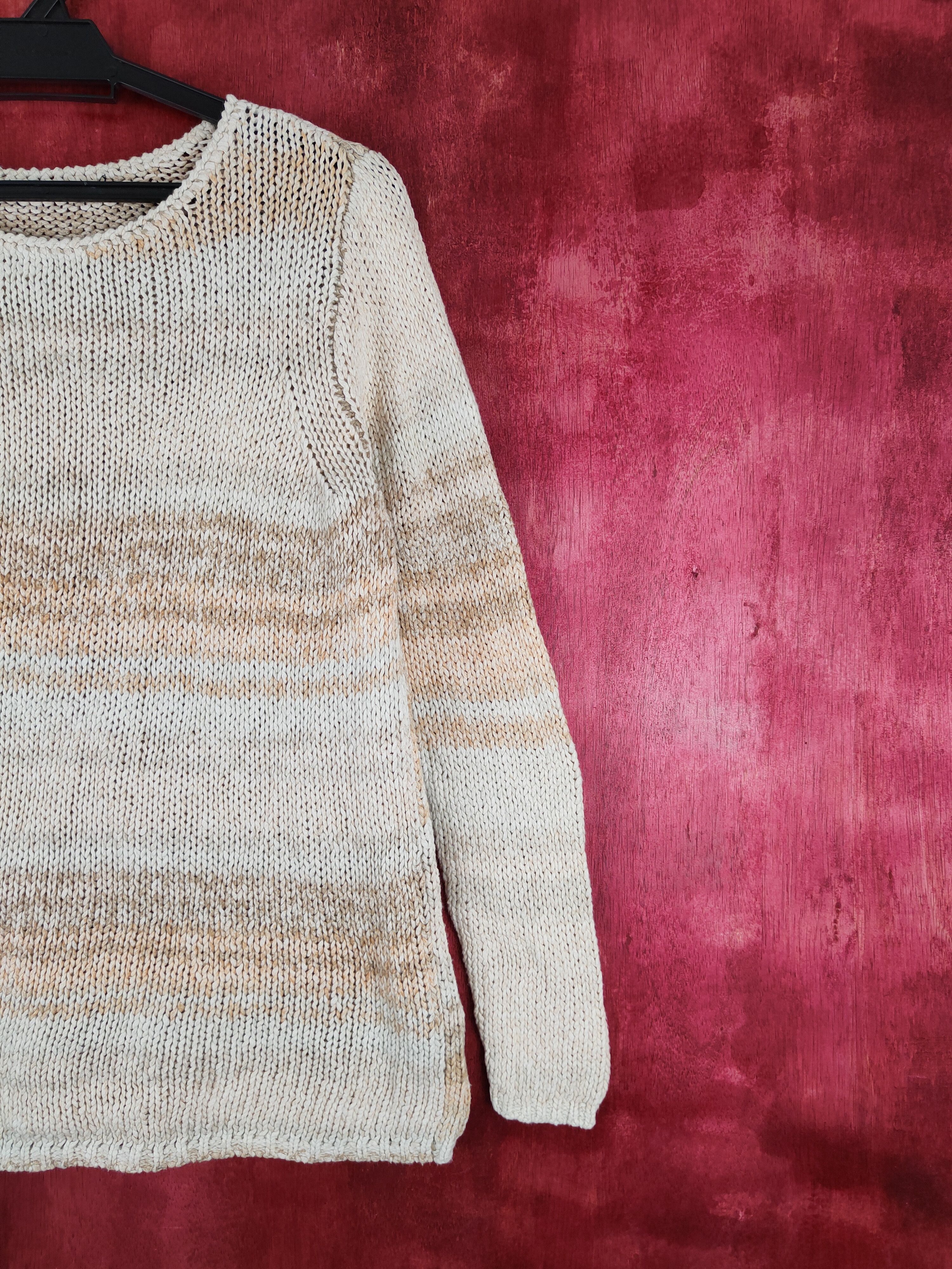 Homespun Knitwear Japanese Brand Brown Knitwear vintage #232B Size M / US 6-8 / IT 42-44 - 5 Thumbnail
