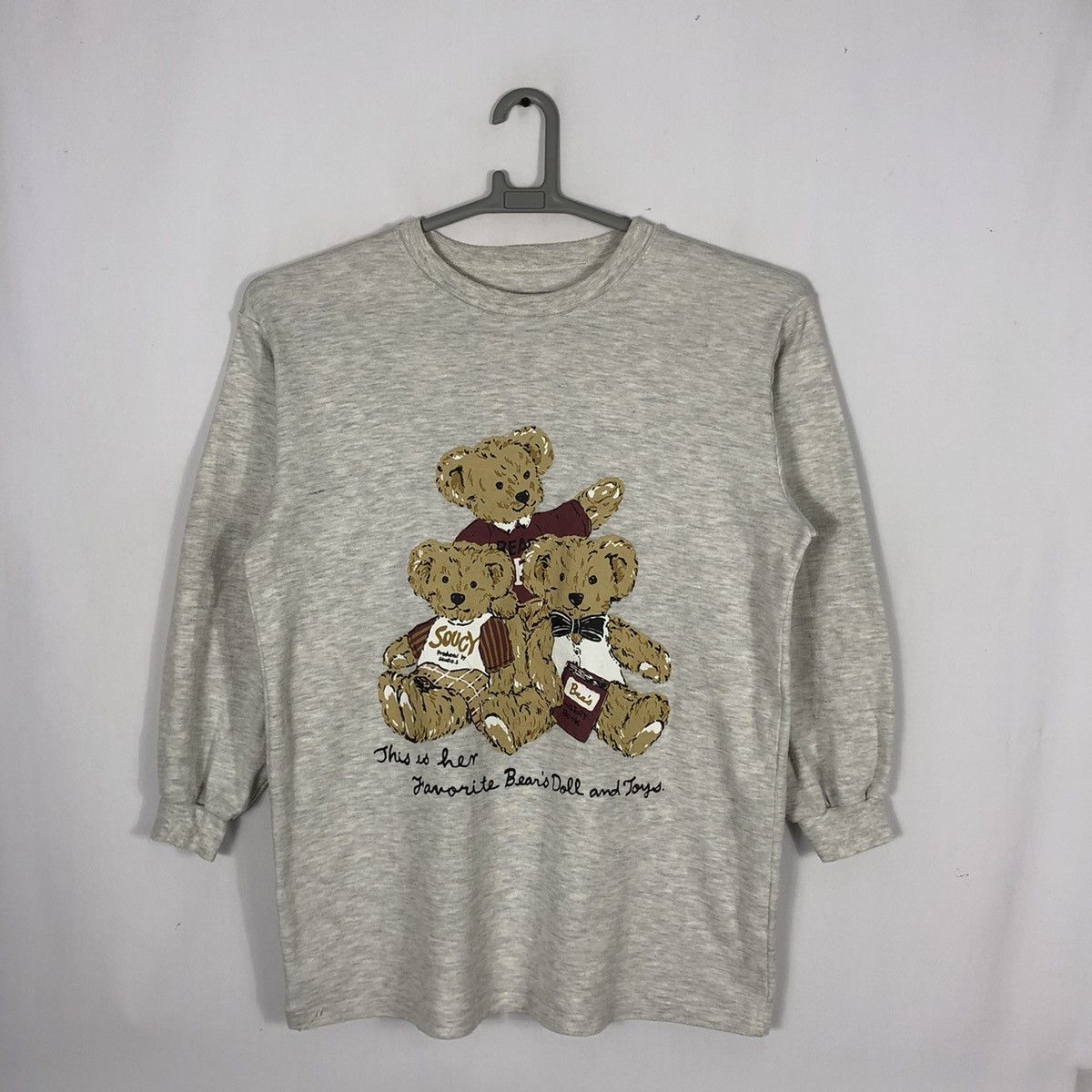 Rare Vintage Favorite Teddy Bear Dolls Sweatshirts - Main Image