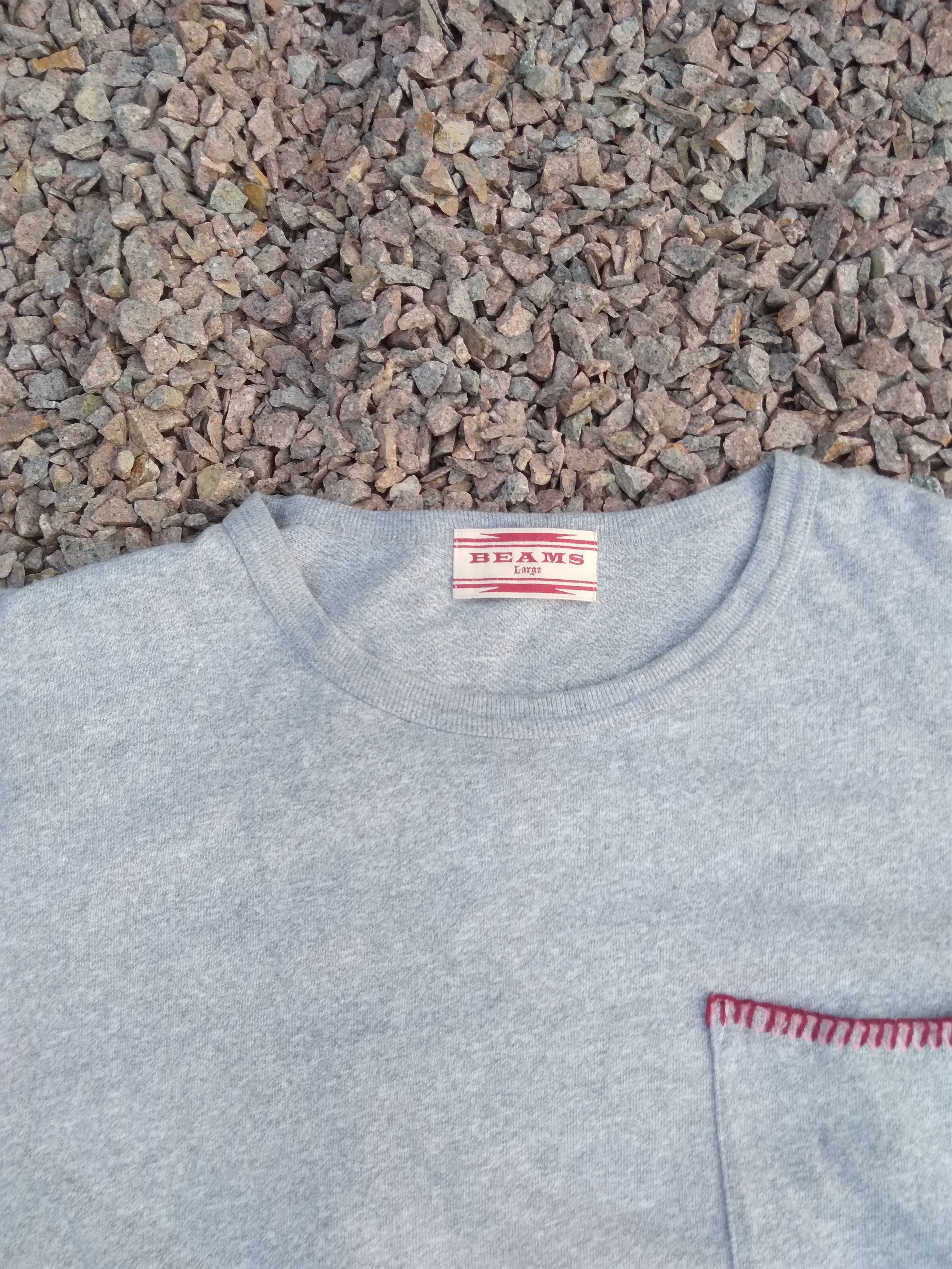 Beams Plus 💥BEAMS POCKETED NAVAJO STITCHING TEES Size US L / EU 52-54 / 3 - 5 Thumbnail