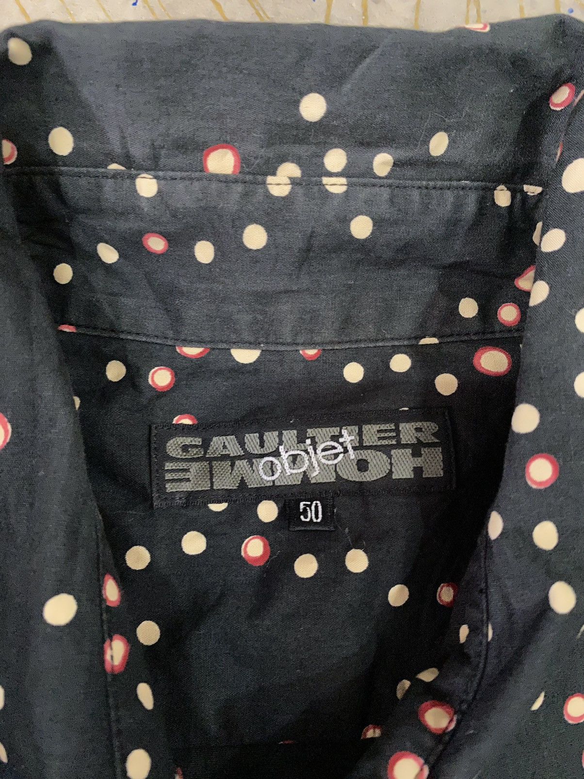 Jean Paul Gaultier 90s psychedelic splash vertical pocket Size US L / EU 52-54 / 3 - 8 Thumbnail