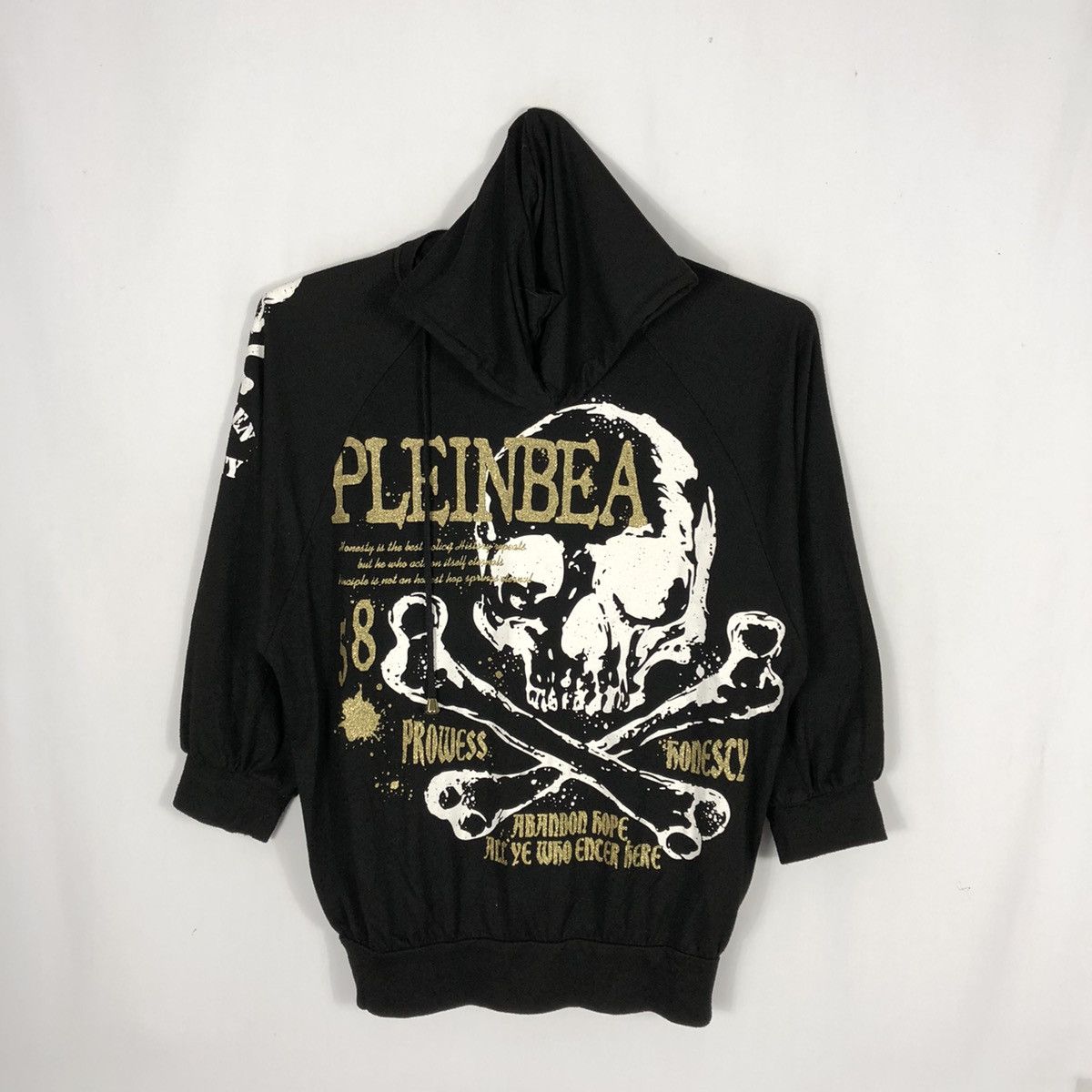 Rare Plein Beauty Skulls Sedi Abandon Rope Hoodie Sweatshirt