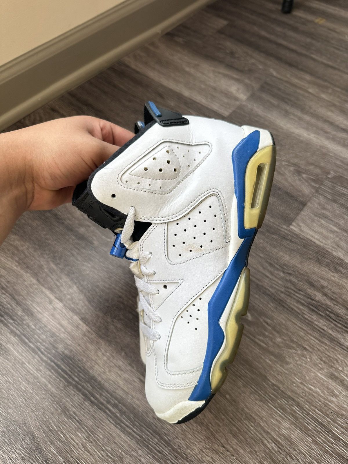 Jordan Brand AJ6 Air Jordan 6 Retro Sport Blue (2014) GS Size 7Y or 8.5W Size US 7 / EU 40 - 7 Thumbnail
