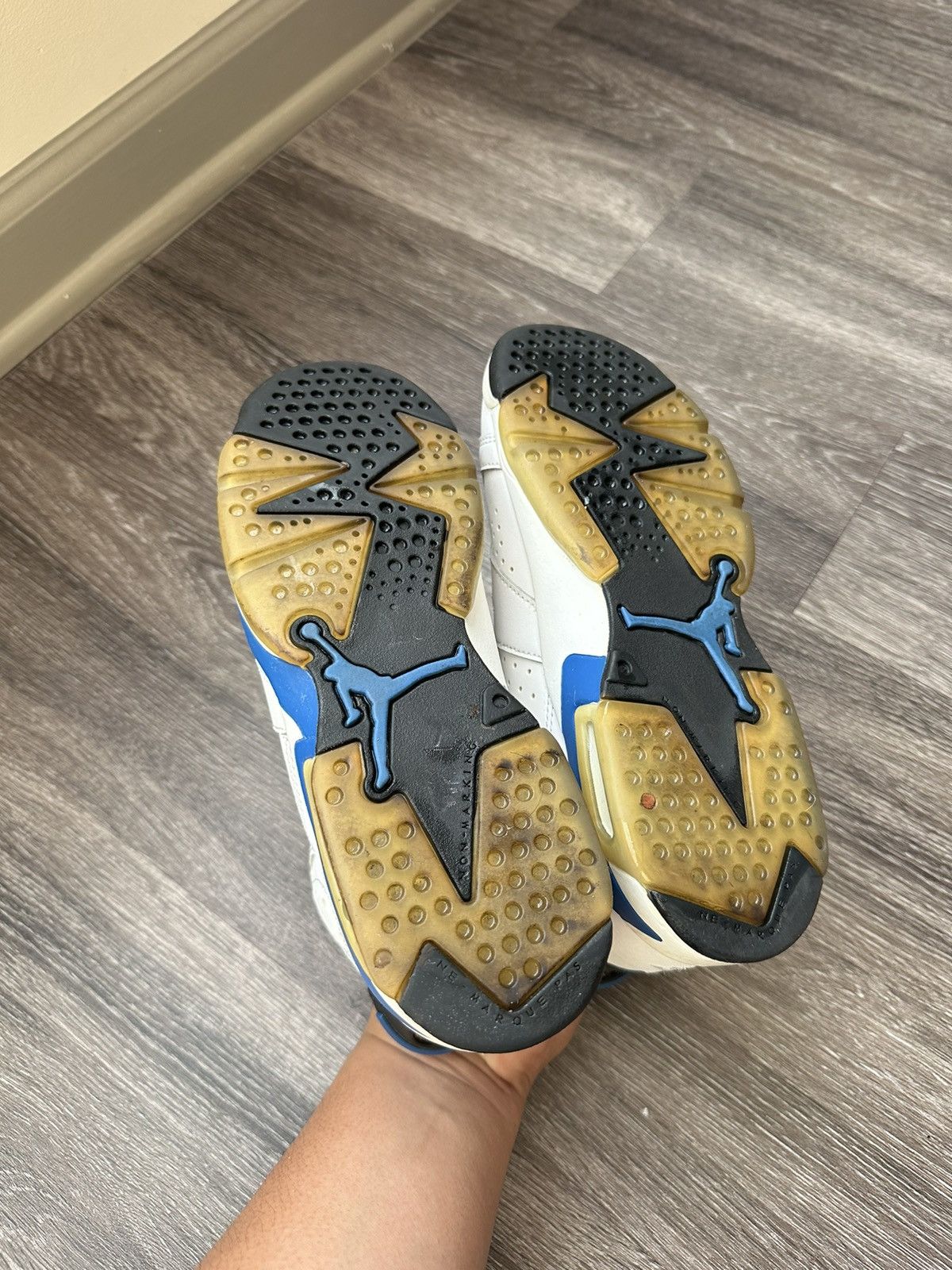 Jordan Brand AJ6 Air Jordan 6 Retro Sport Blue (2014) GS Size 7Y or 8.5W Size US 7 / EU 40 - 3 Thumbnail